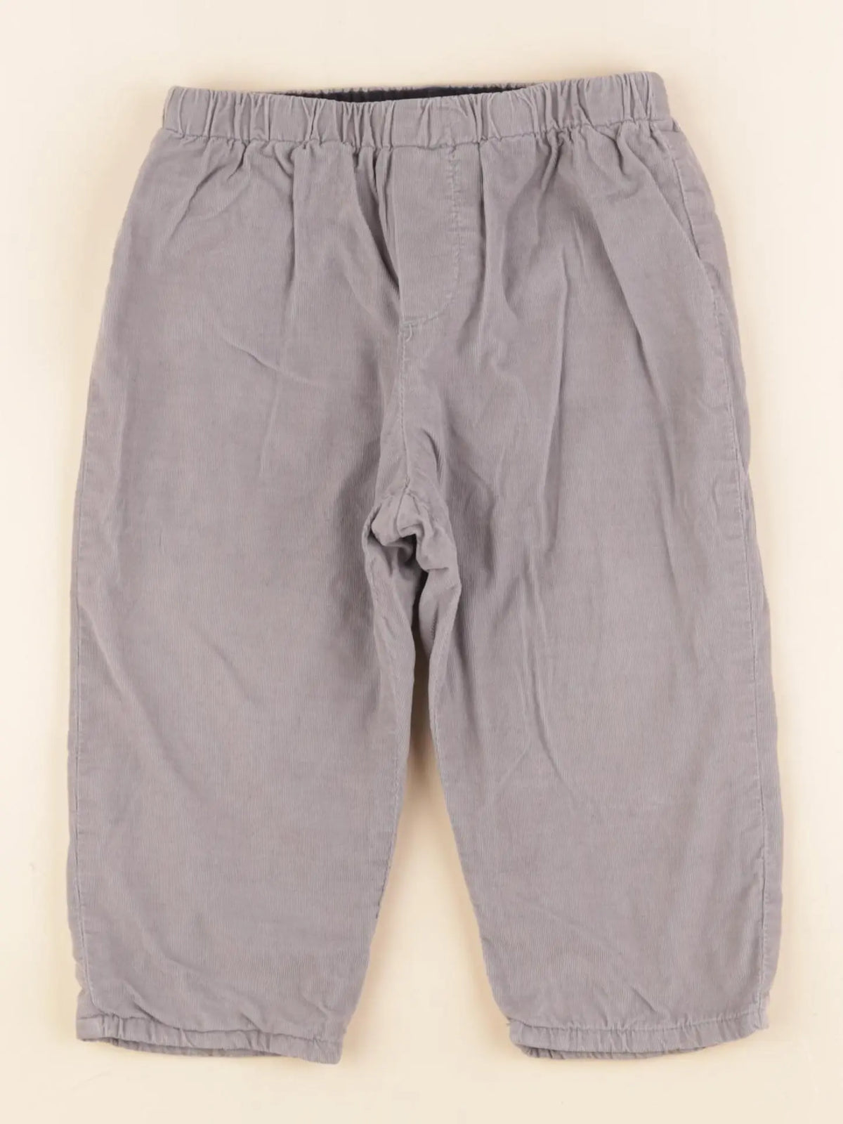 Jacadi - pantalon doublé gris - 18 mois