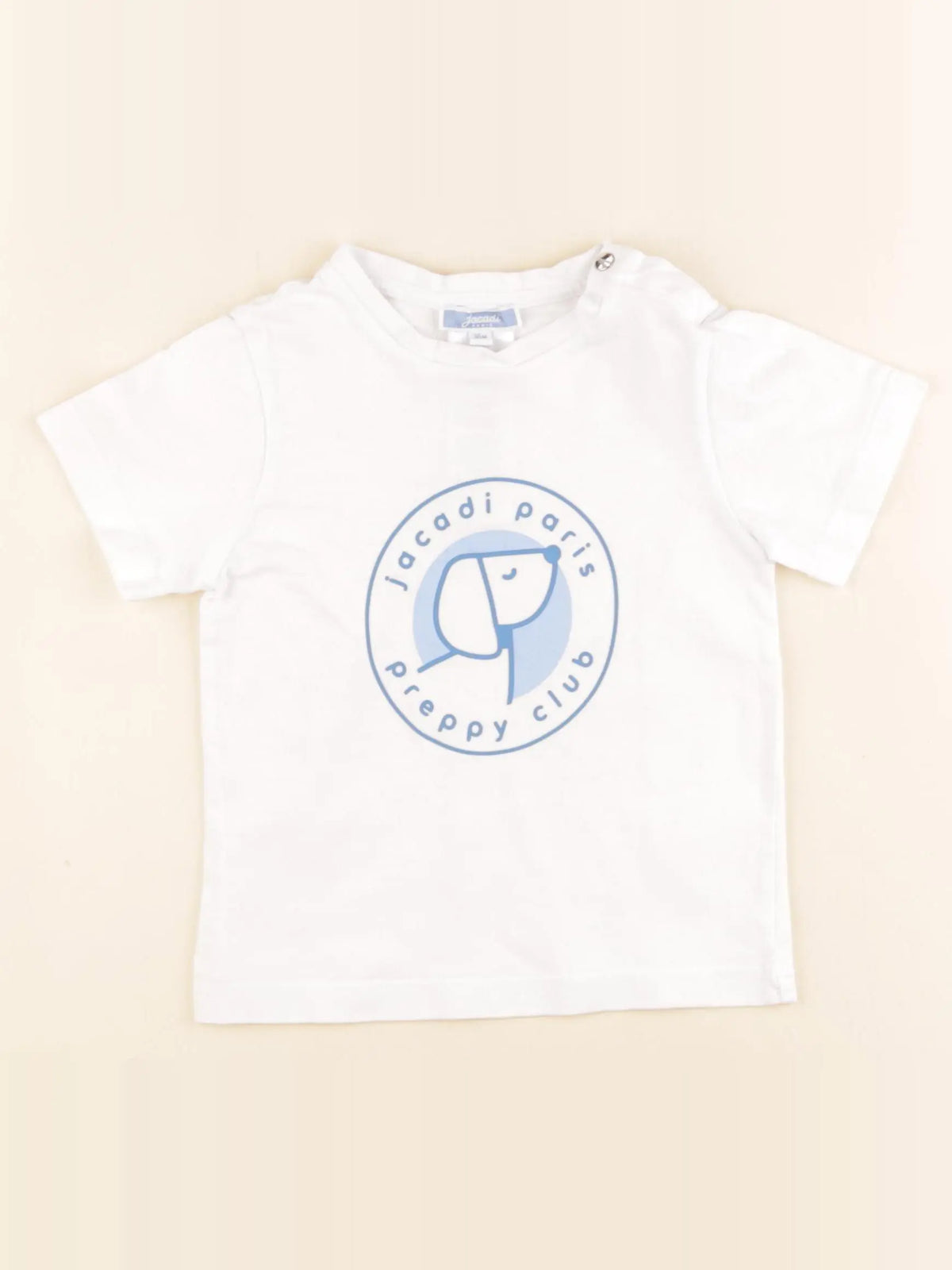 Jacadi - tee-shirt blanc, bleu - 36 mois