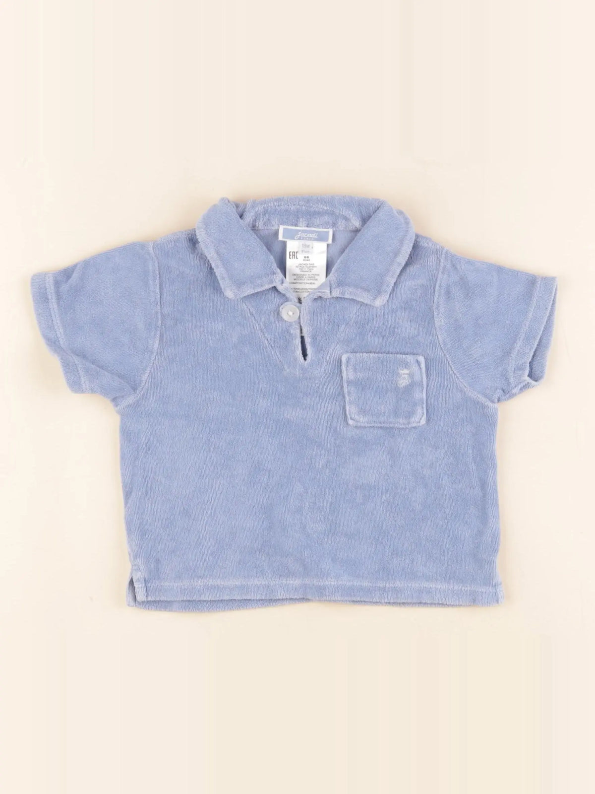 Jacadi - polo bleu - 18 mois