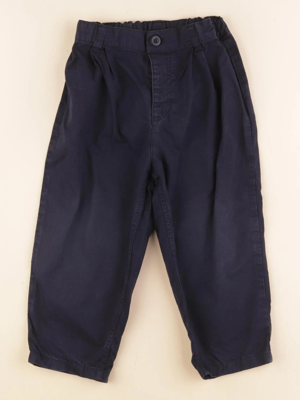 Petit Bateau - pantalon bleu - 36 mois
