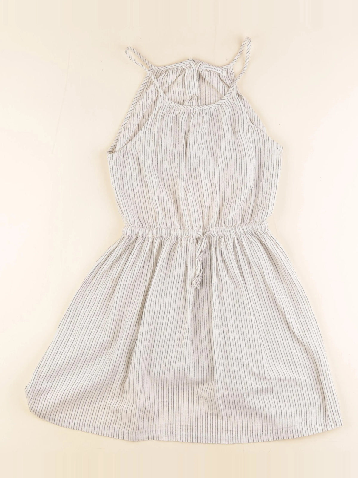 Monoprix - robe argent, blanc - 12 ans