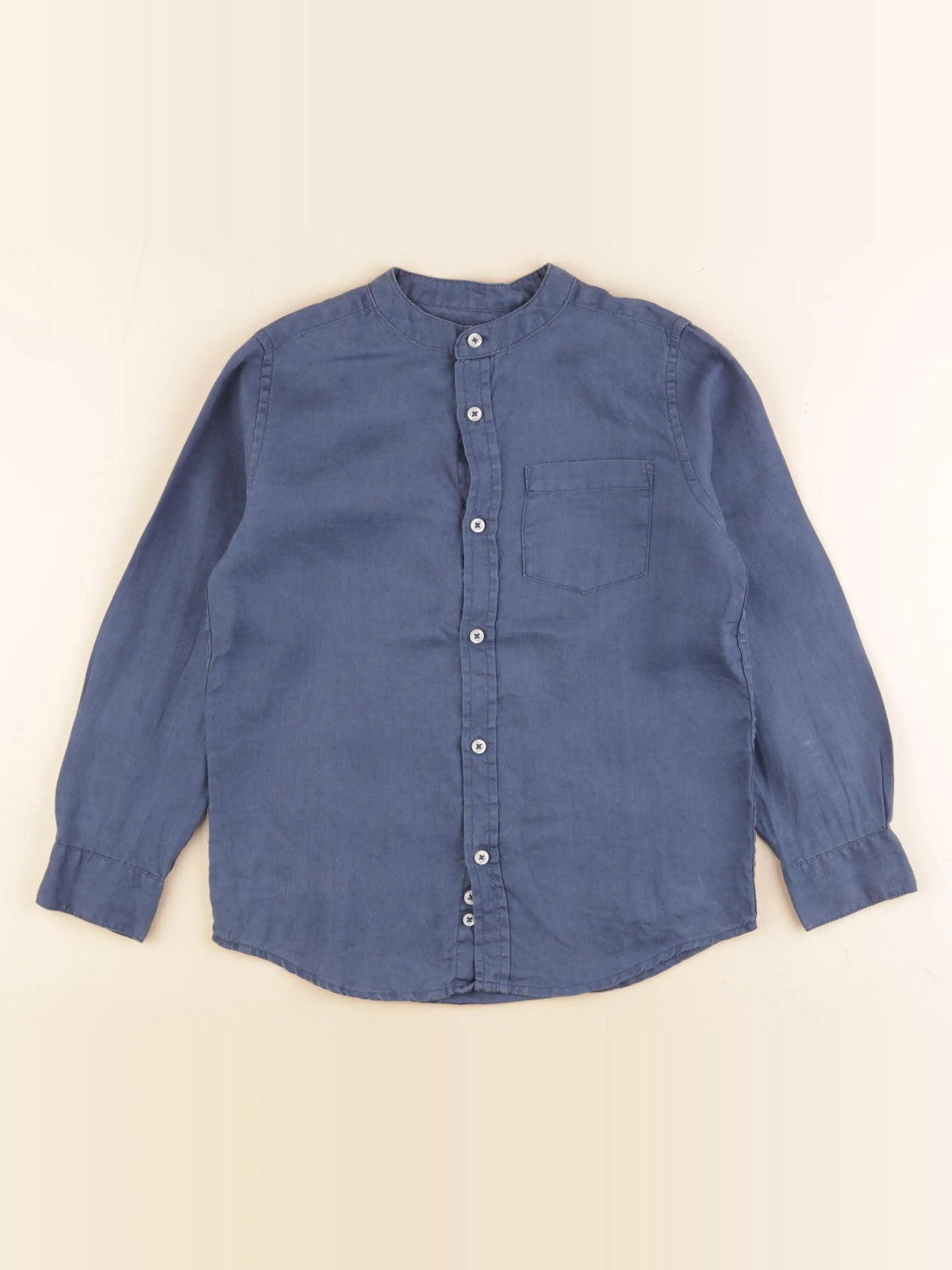 Monoprix - chemise bleu - 8 ans