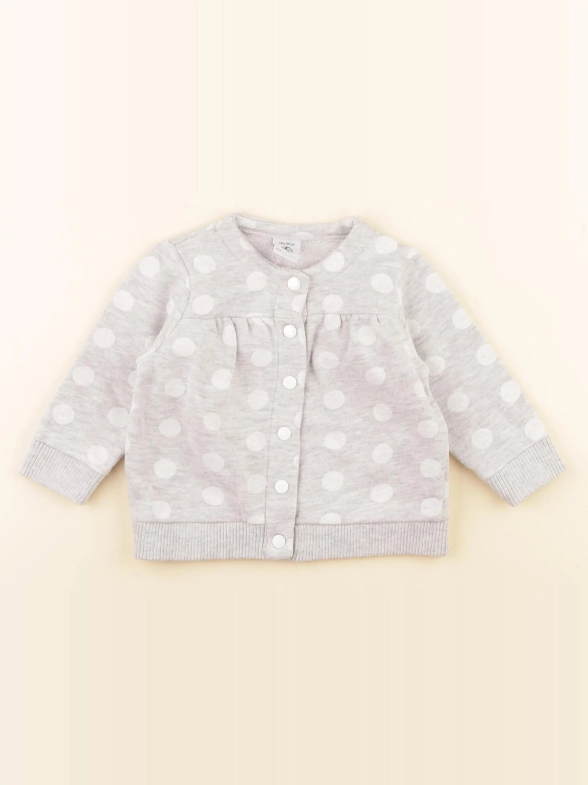 Petit Bateau - sweat gris - 18 mois