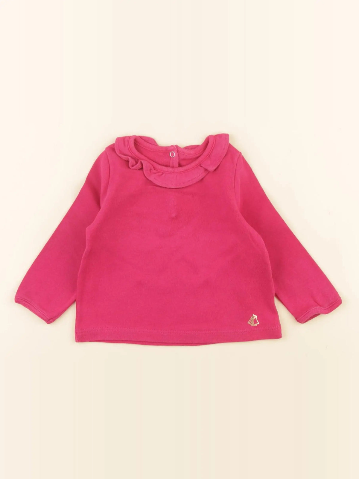 Petit Bateau - tee-shirt rose - 6 mois