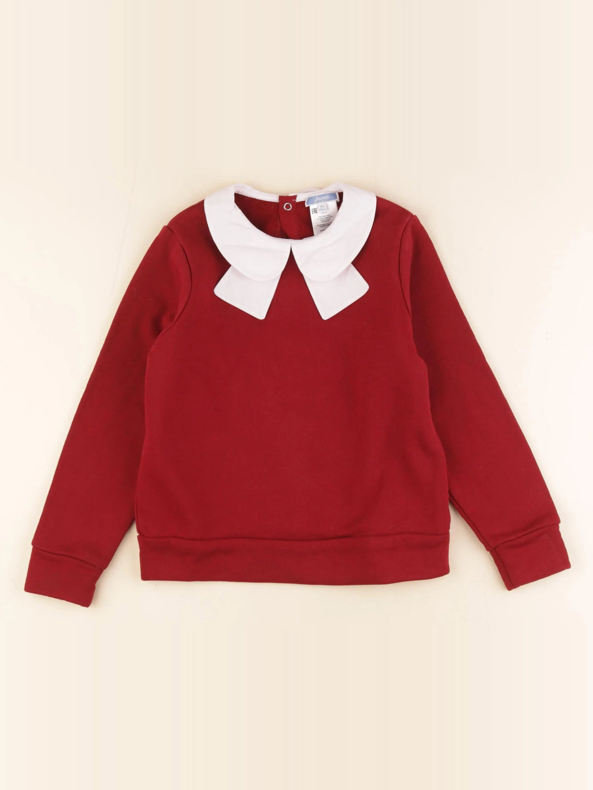 Jacadi - sweat rouge - 8 ans