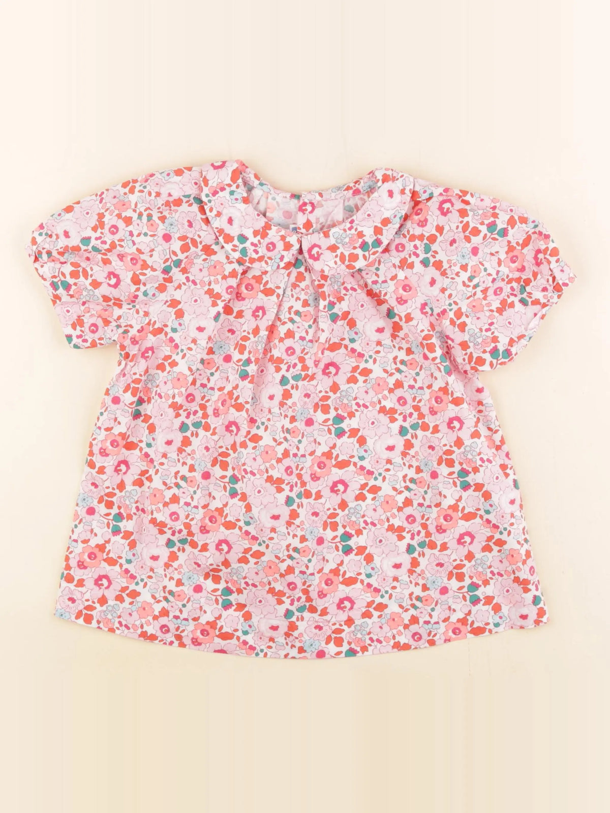 Jacadi - blouse liberty rose - 6 ans