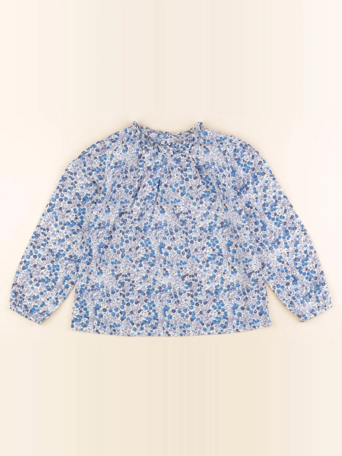 Jacadi - blouse liberty bleu - 6 ans