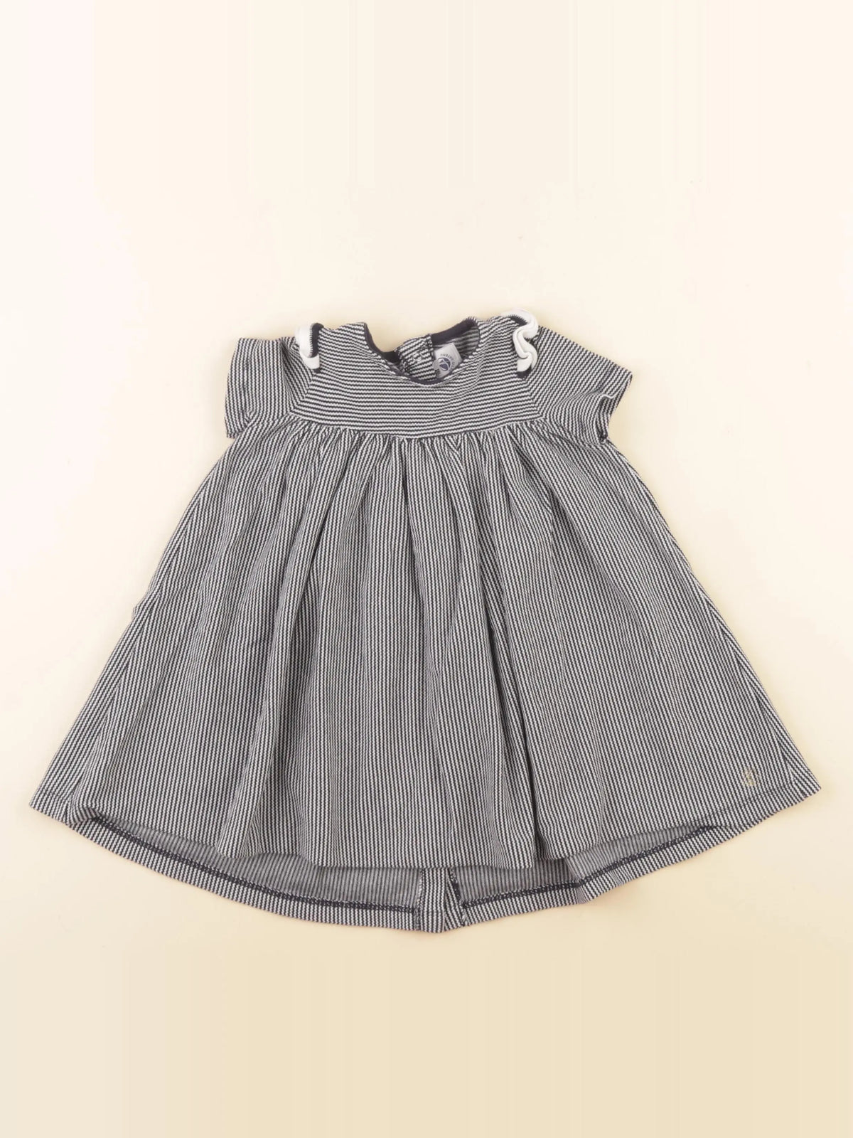 Petit Bateau - robe bleu - 18 mois
