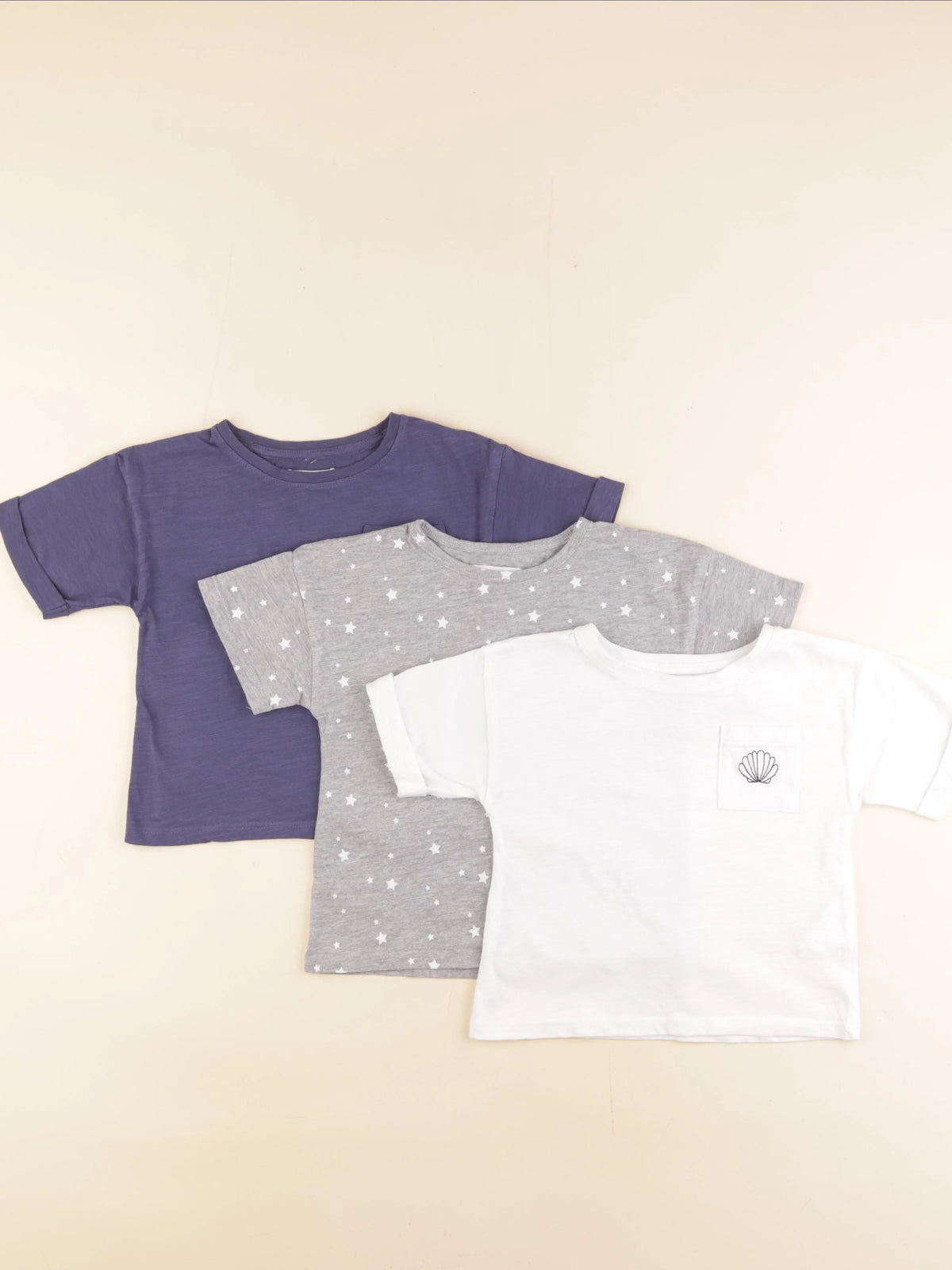 Cadet Rousselle - lot de 3 tee-shirts multicolore - 5 ans