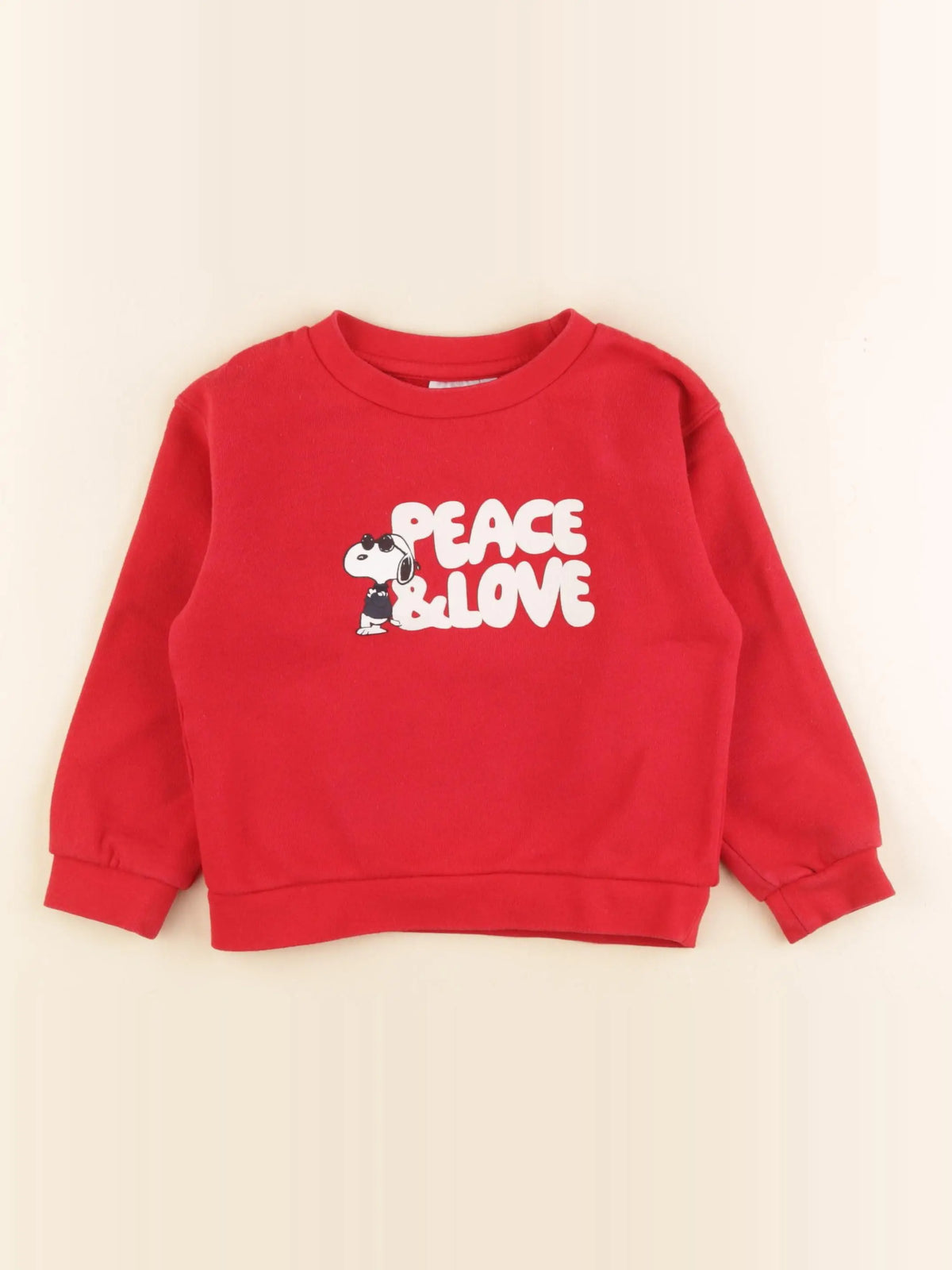 Cyrillus - sweat rouge - 4 ans