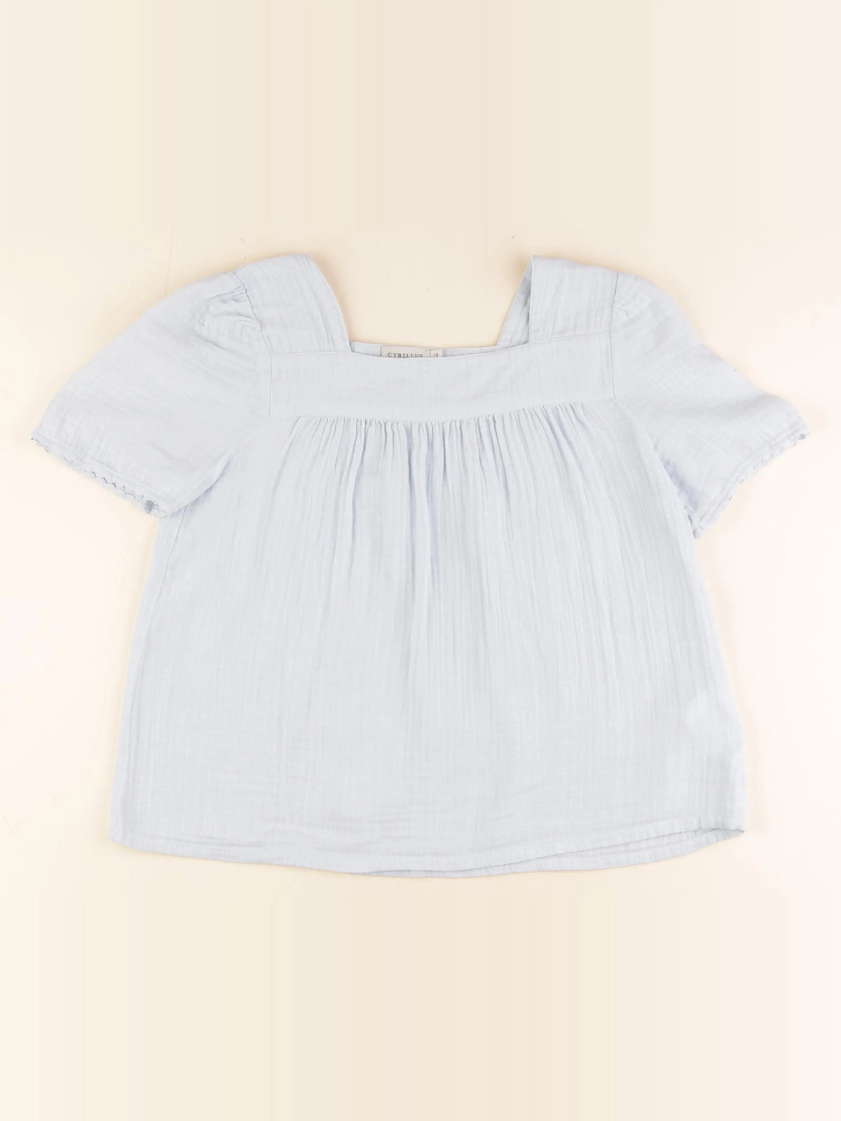 Cyrillus - blouse bleu - 12 ans