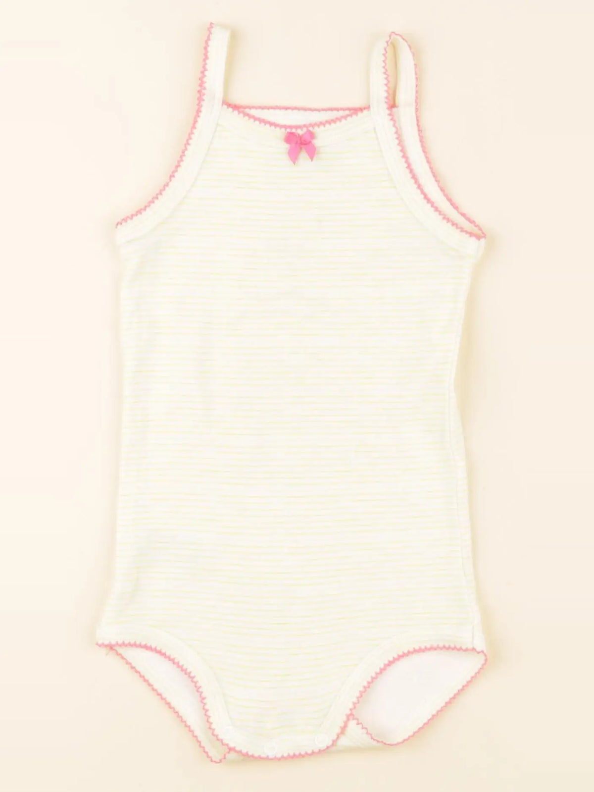 Petit Bateau - body jaune - 18 mois