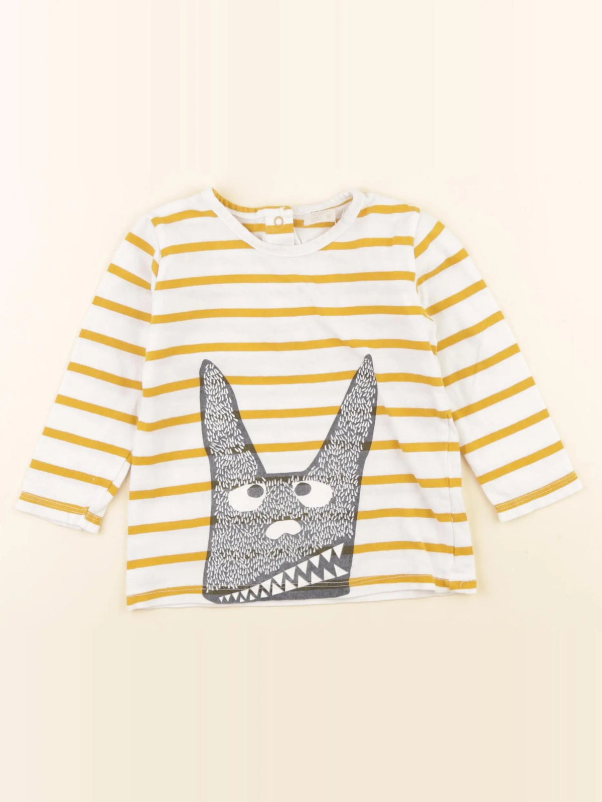 La Redoute - tee-shirt jaune - 12 mois