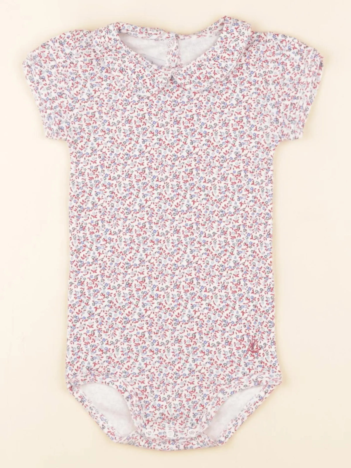 Petit Bateau - body à col multicolore - 18 mois