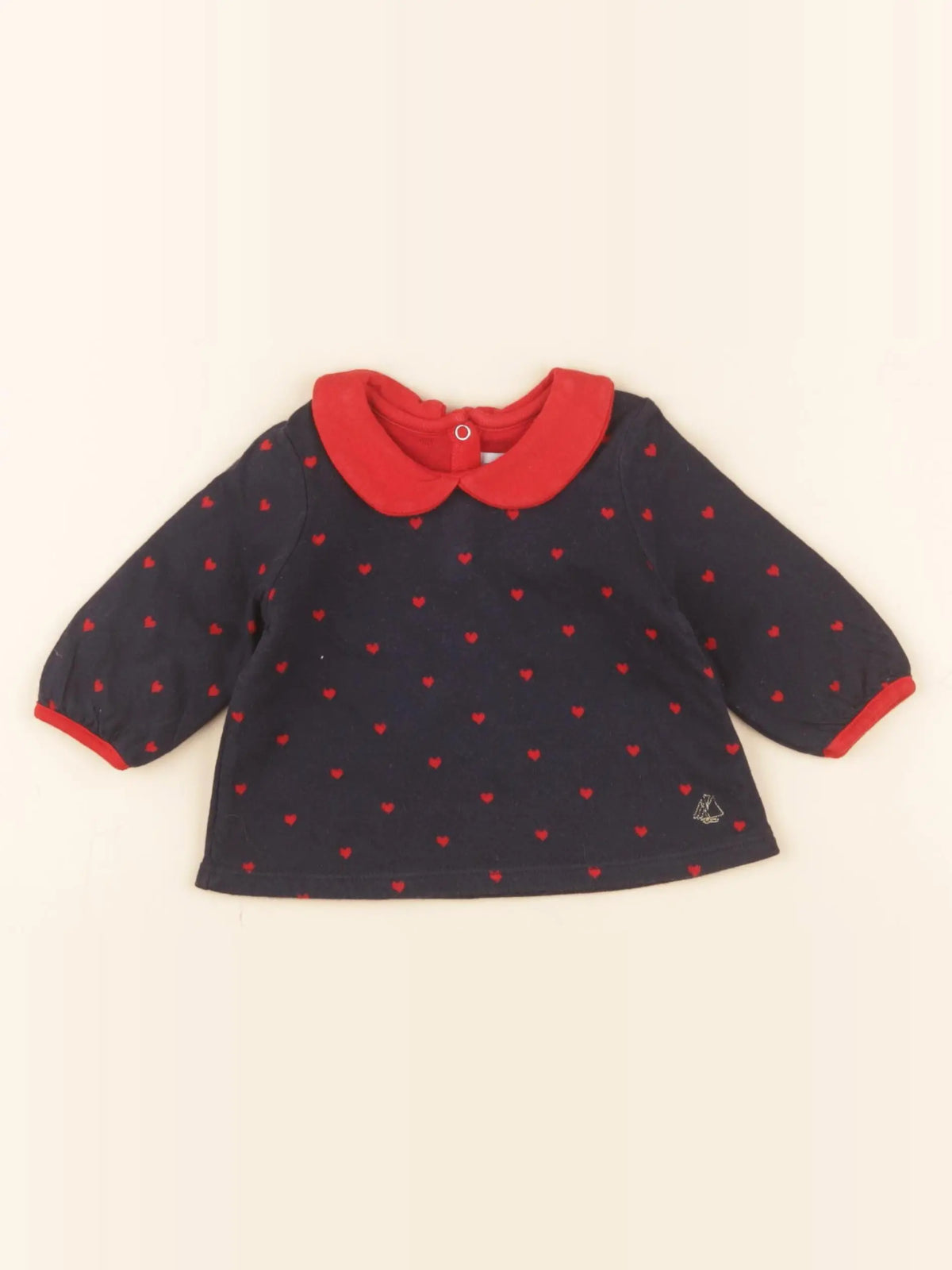 Petit Bateau - tee-shirt bleu - 3 mois
