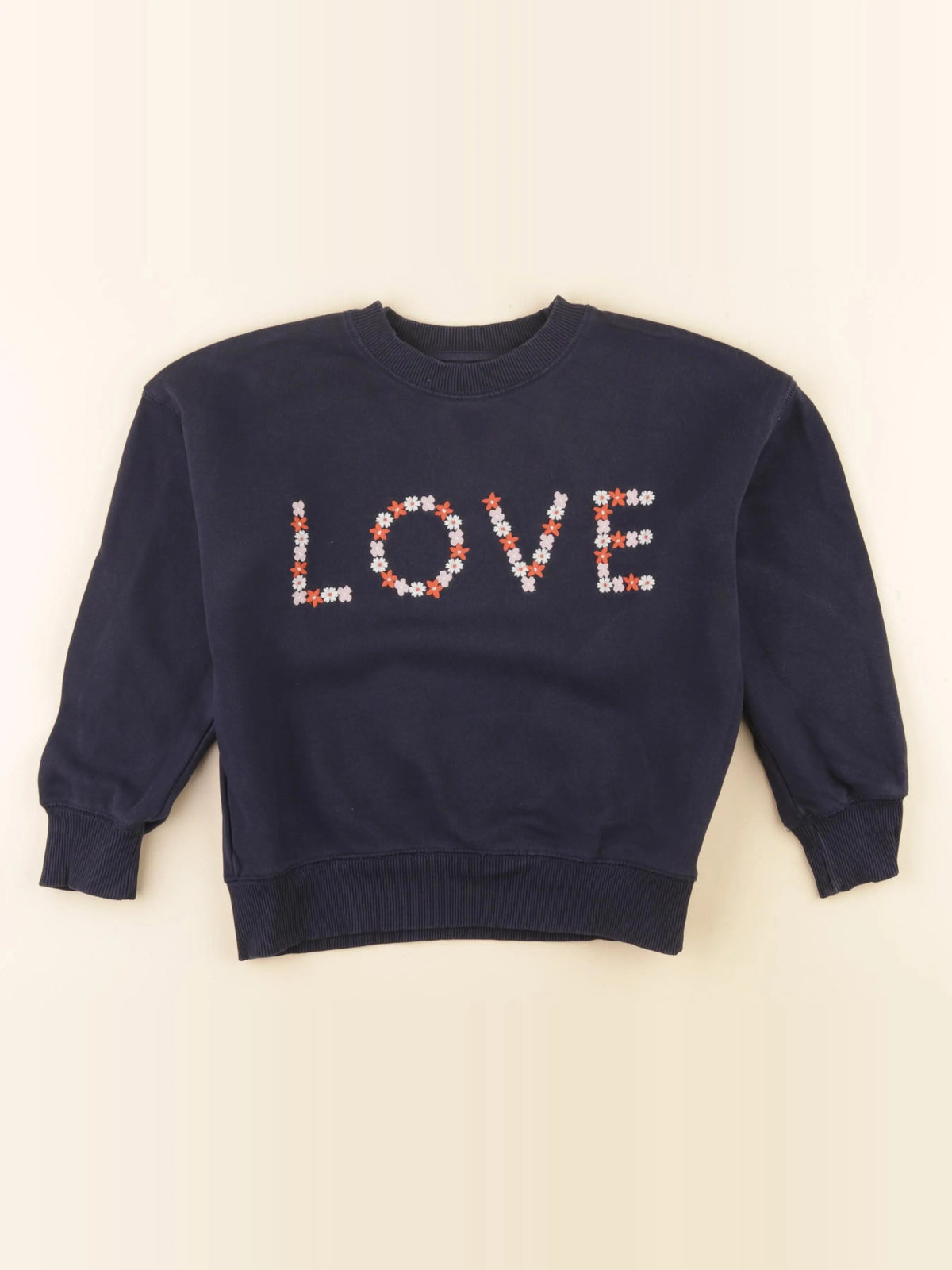 Monoprix - sweat bleu - 8 ans