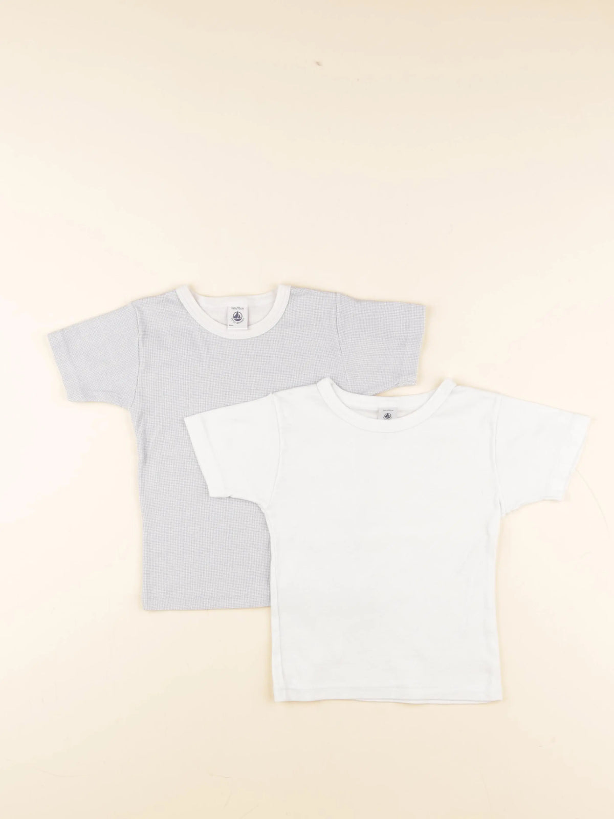 Petit Bateau - lot de 3 maillots de corps blanc - 3 ans