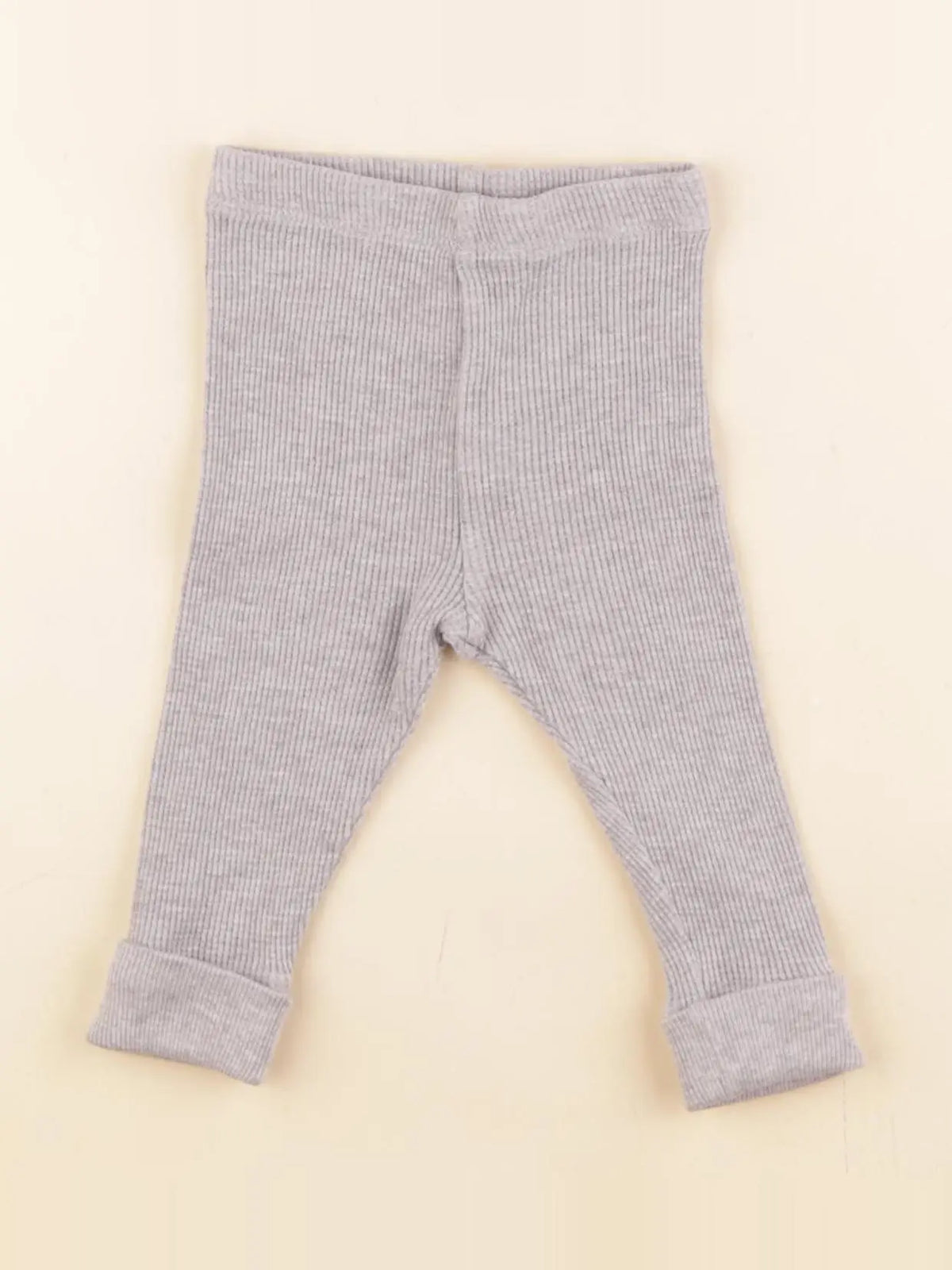 Zara - legging gris - 6/9 mois