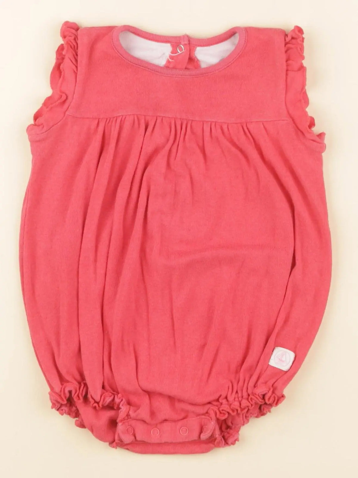 Petit Bateau - combinaison rose - 12 mois