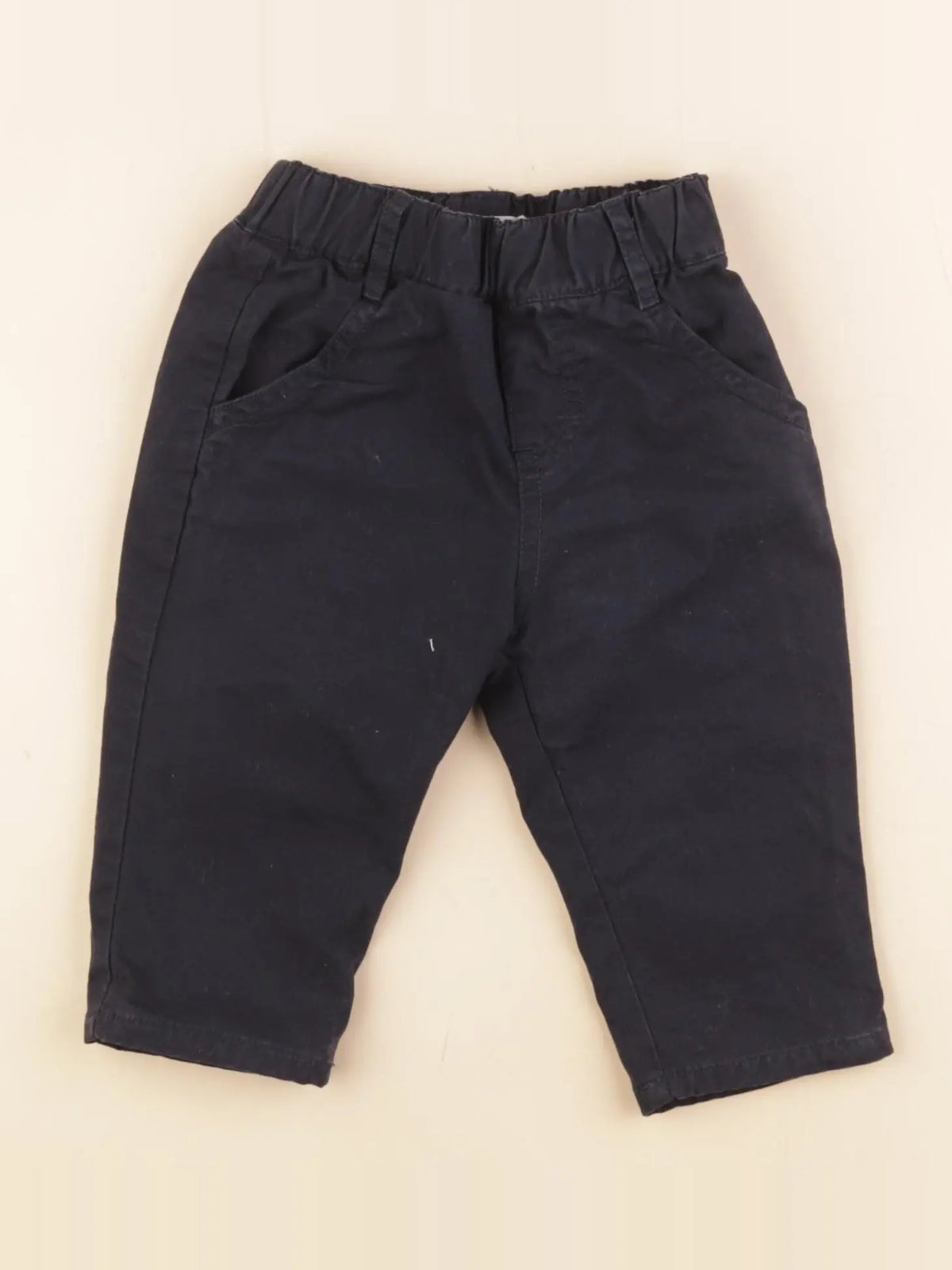 Boutchou - pantalon doublé bleu - 6 mois