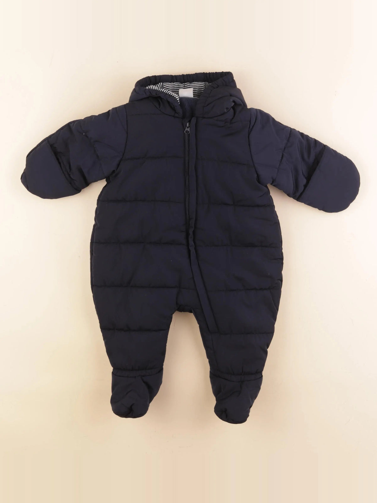 Petit Bateau - combi-pilote bleu - 3 mois