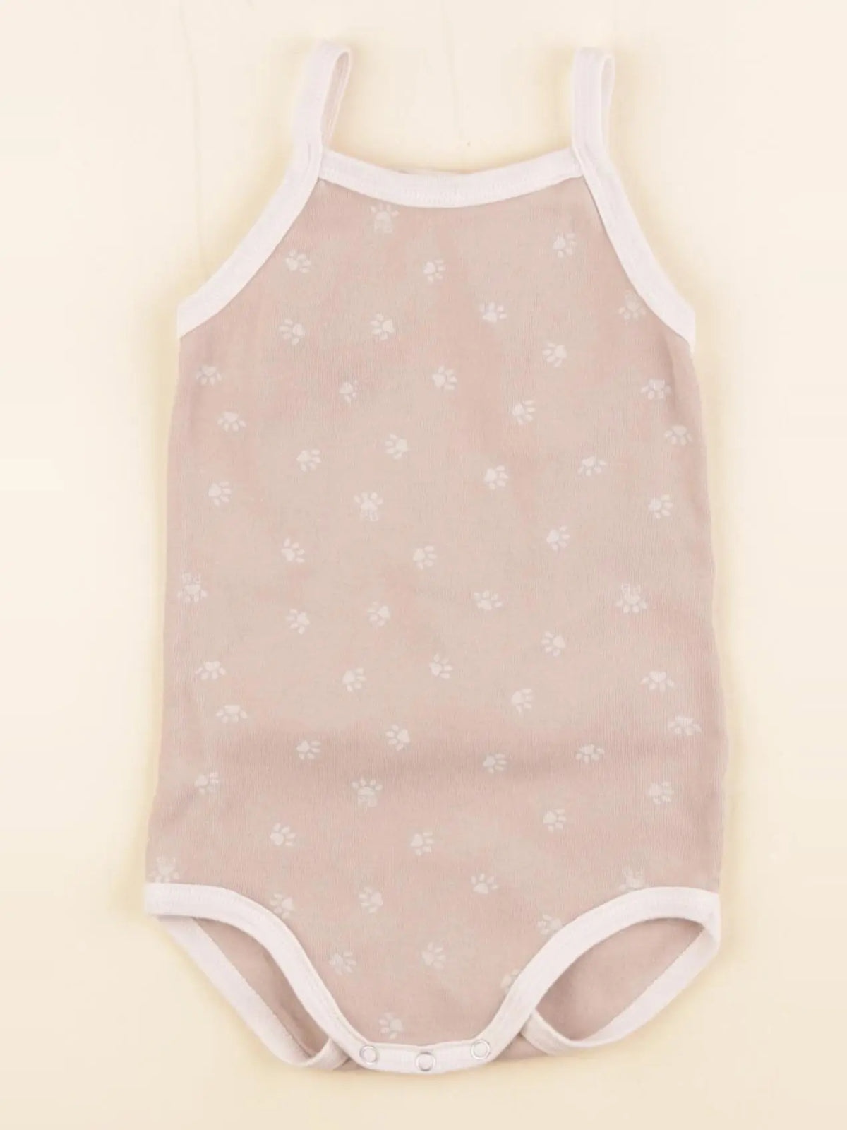 Petit Bateau - body beige - 24 mois