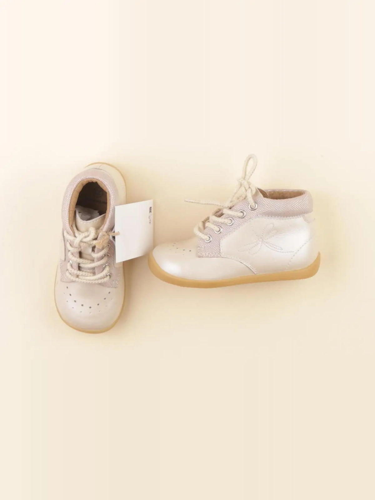 Vertbaudet - bottillons beige - pointure 23