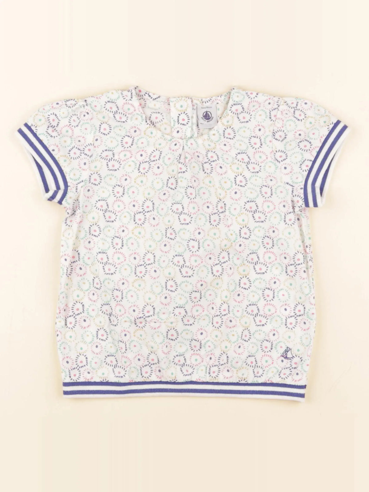 Petit Bateau - blouse blanc - 3 ans