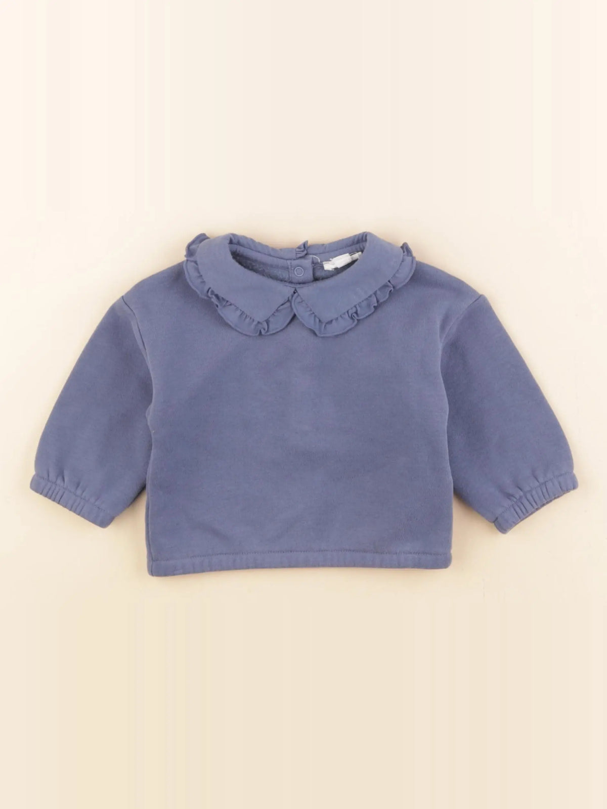 Vertbaudet - sweat bleu - 6 mois