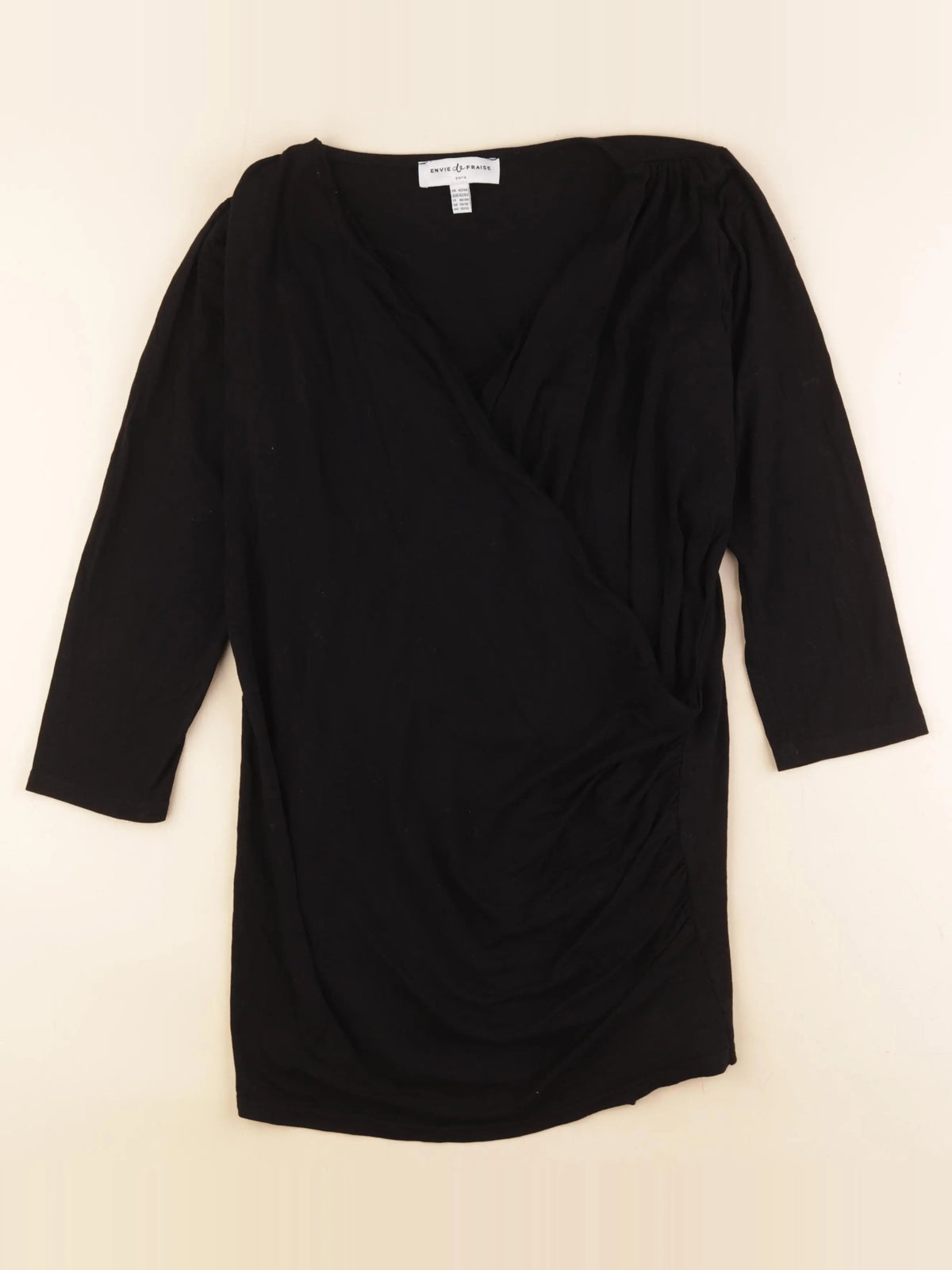 Envie de fraise - tee-shirt grossesse noir - 42 à 44