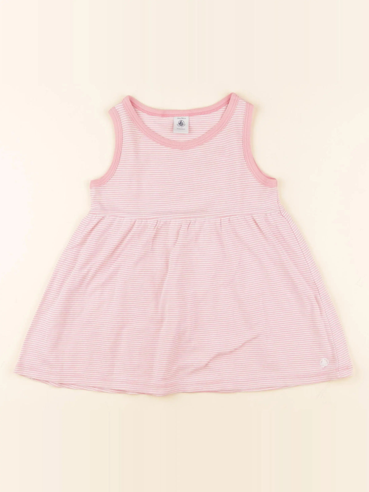 Petit Bateau - robe rose - 24 mois