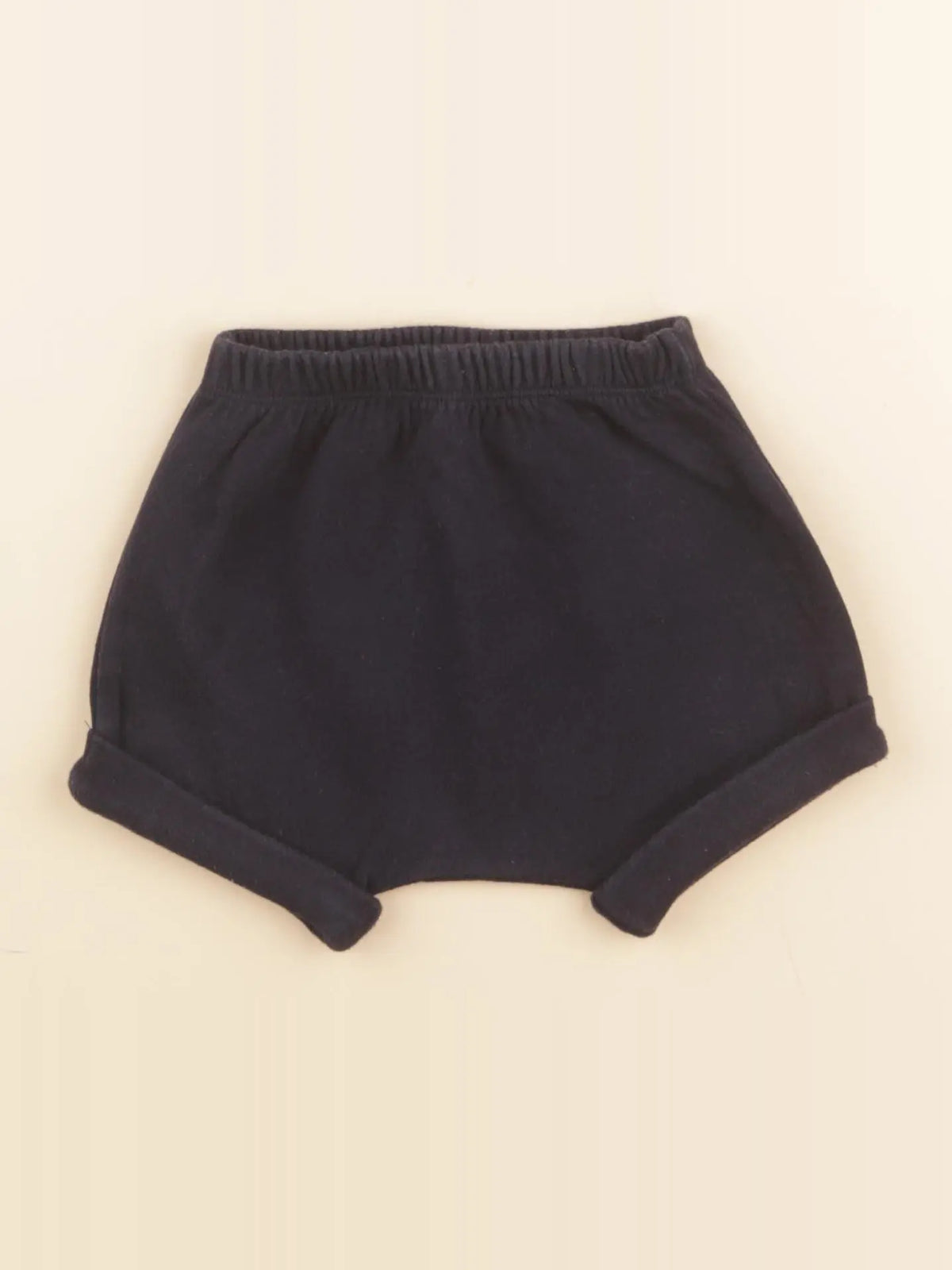 Petit Bateau - short bleu - 6 mois