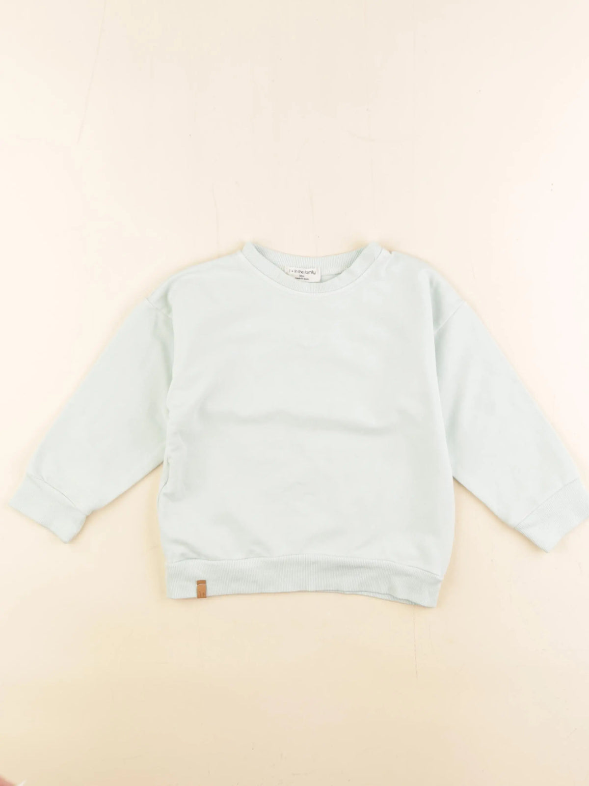 1+ In the family - sweat vert - 2 ans