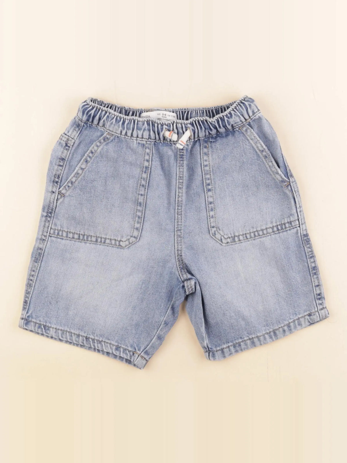 Zara - short bleu - 5/6 ans