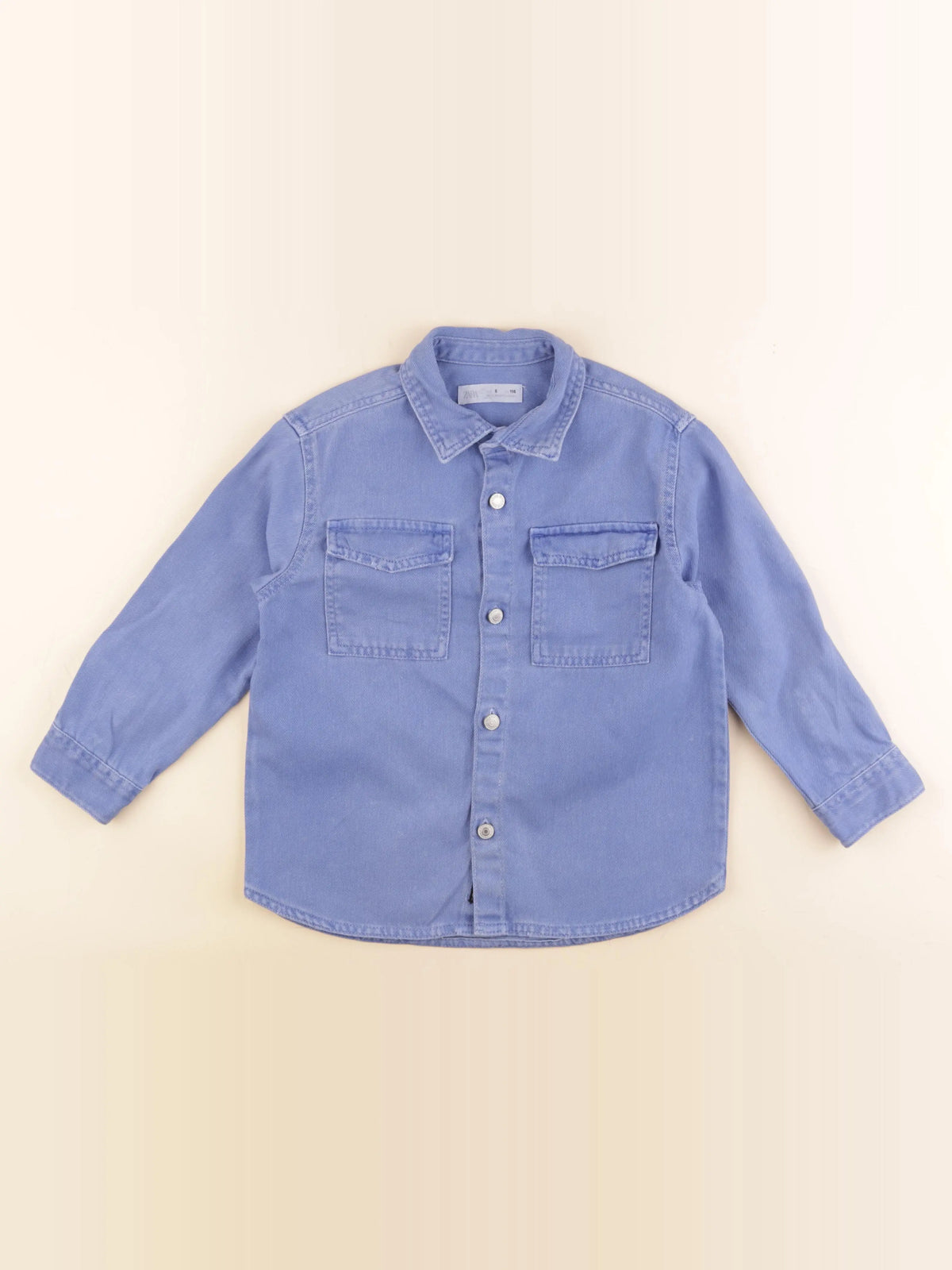 Zara - sur-chemise bleu - 6 ans