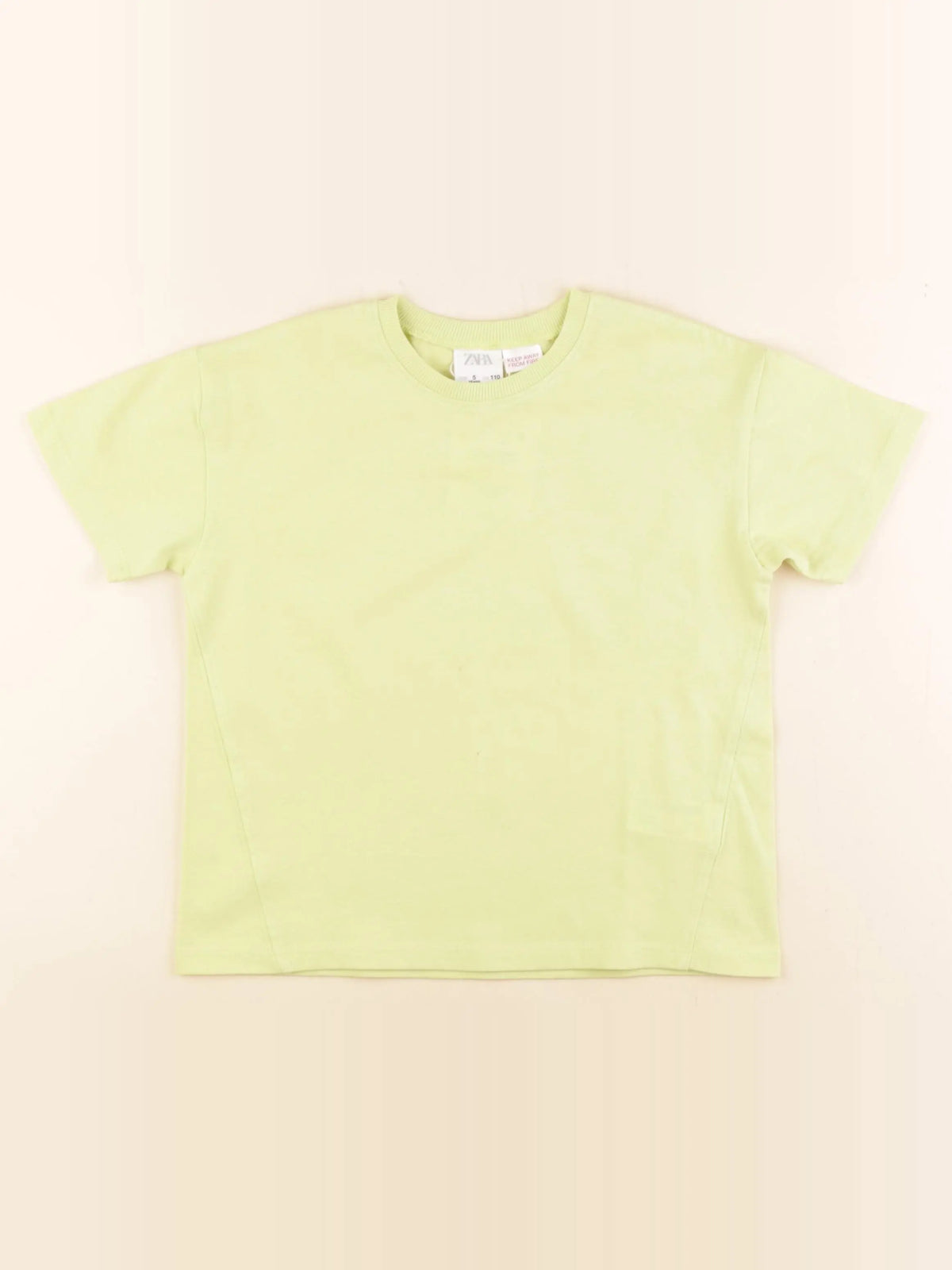 Zara - tee-shirt vert - 5 ans