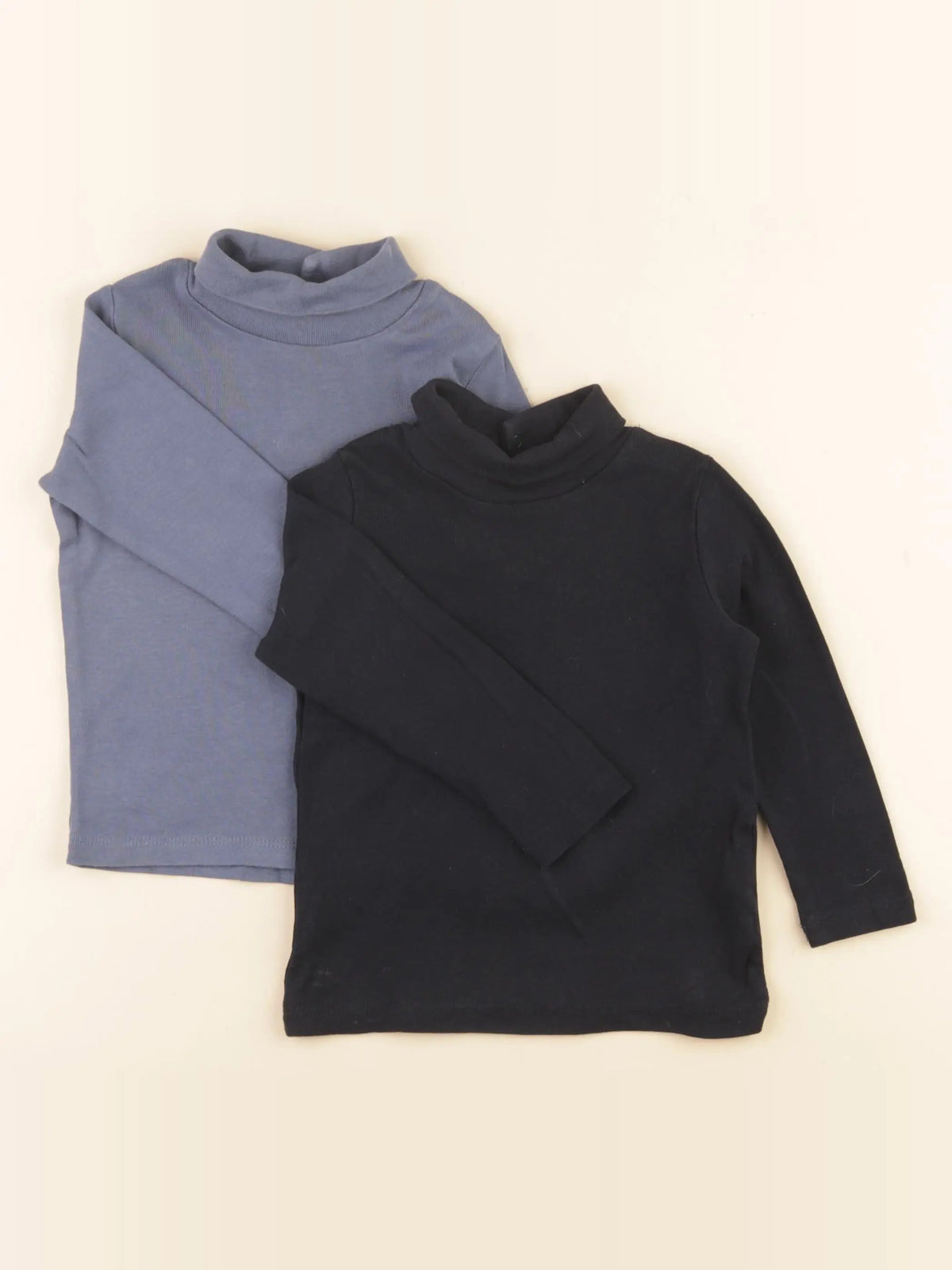 Boutchou - lot de 2 sous-pulls bleu - 18 mois