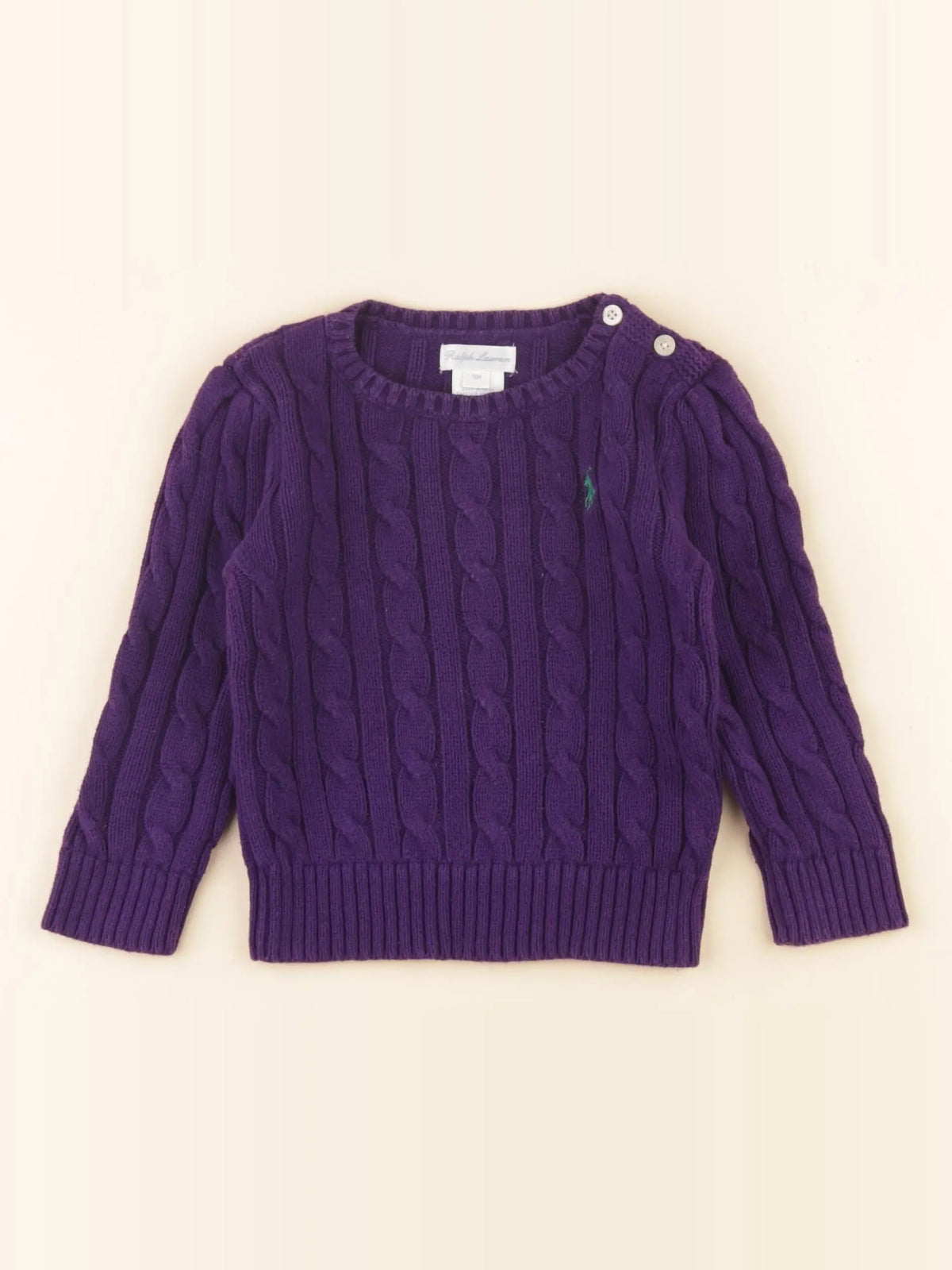 Ralph Lauren - pull violet - 18 mois