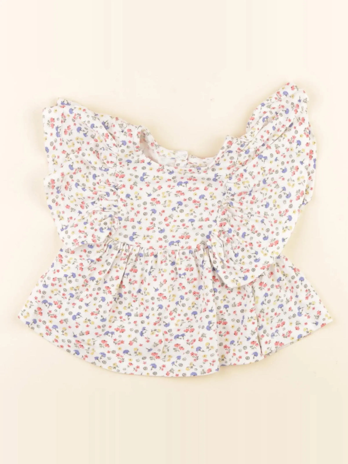 Vertbaudet - tee-shirt blanc - 2 ans