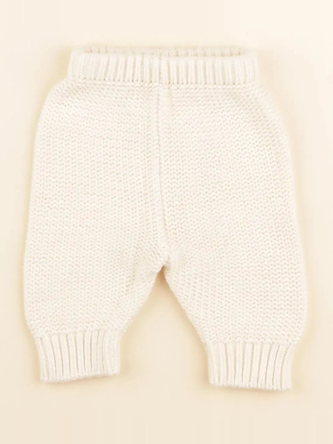Petit Bateau - legging blanc - 0 mois