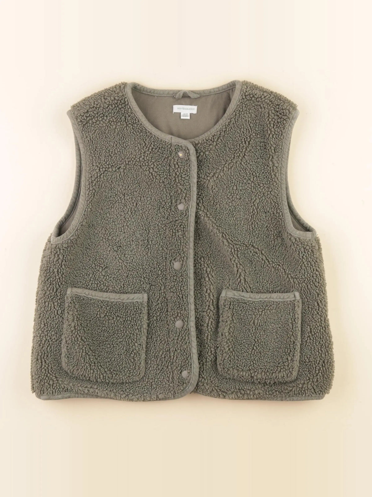 Vertbaudet - gilet vert - 10 ans
