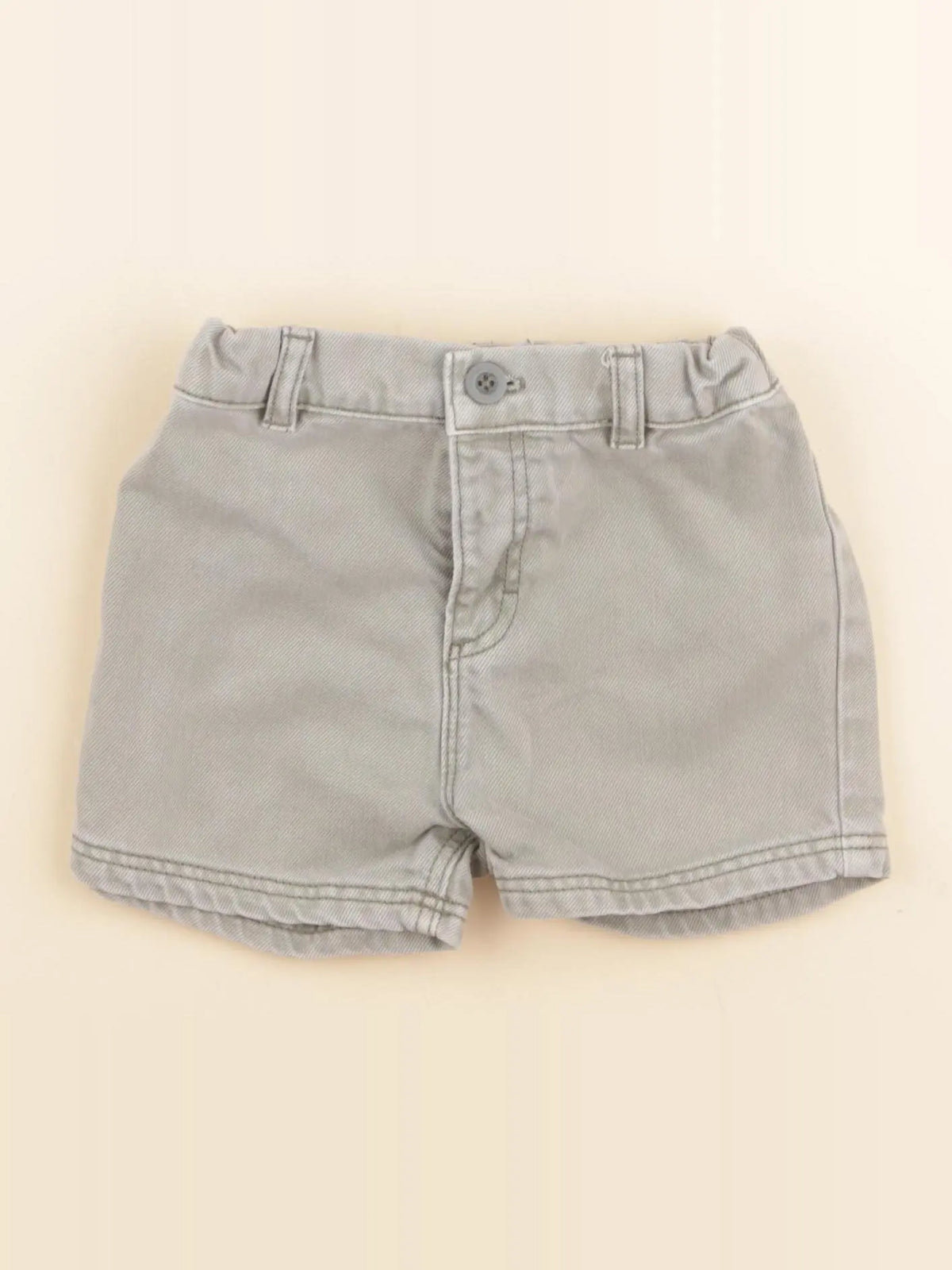 Petit Bateau - short gris - 24 mois