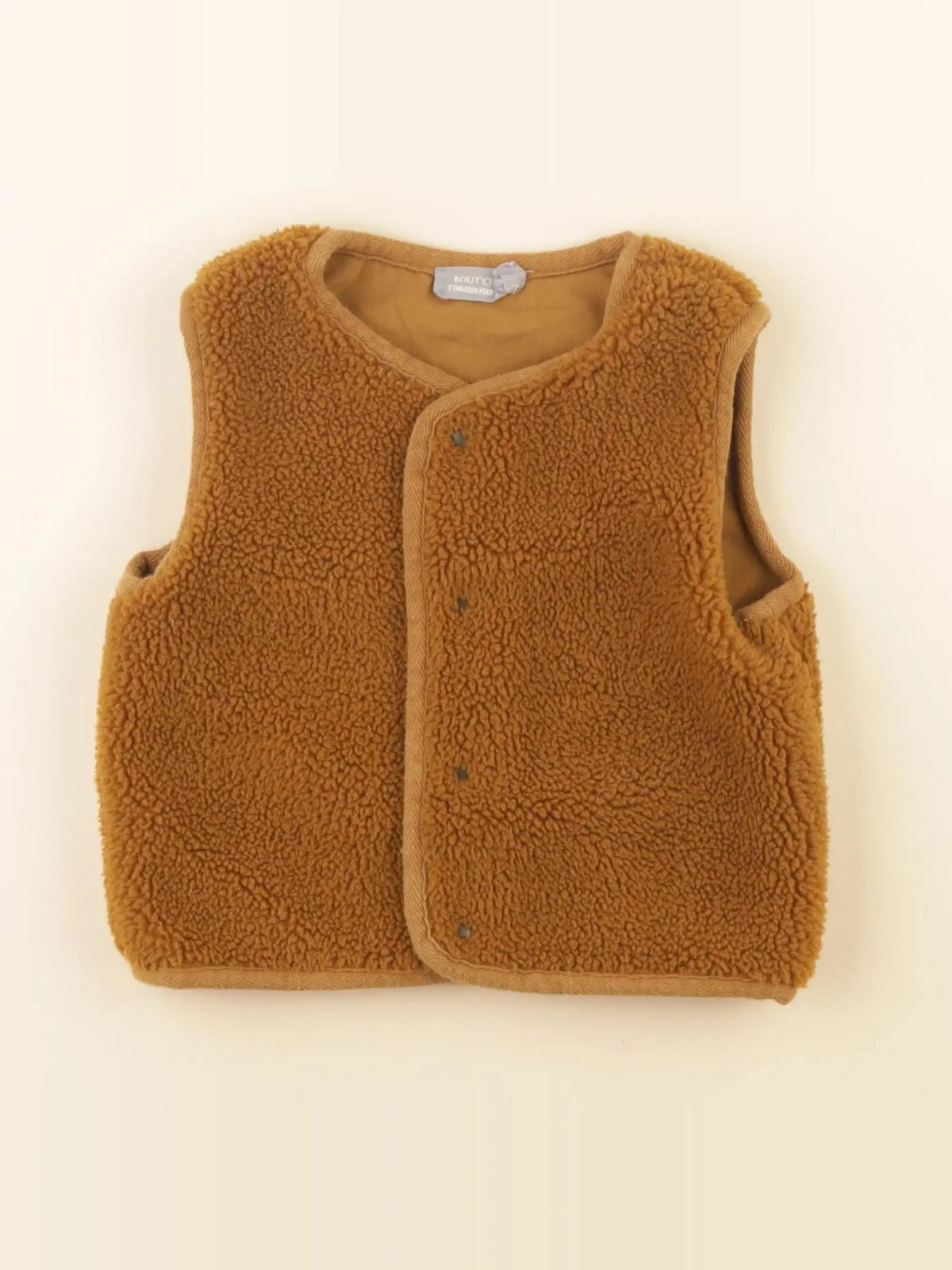 Boutchou - gilet marron - 18 mois