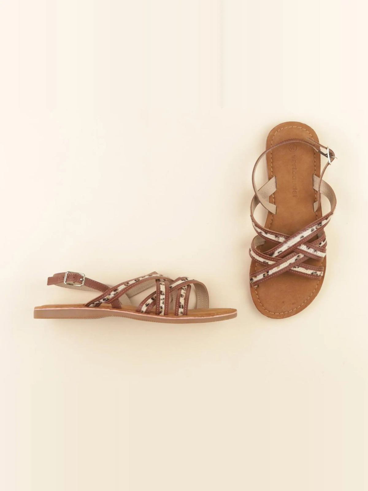 Vertbaudet - sandales marron - pointure 36