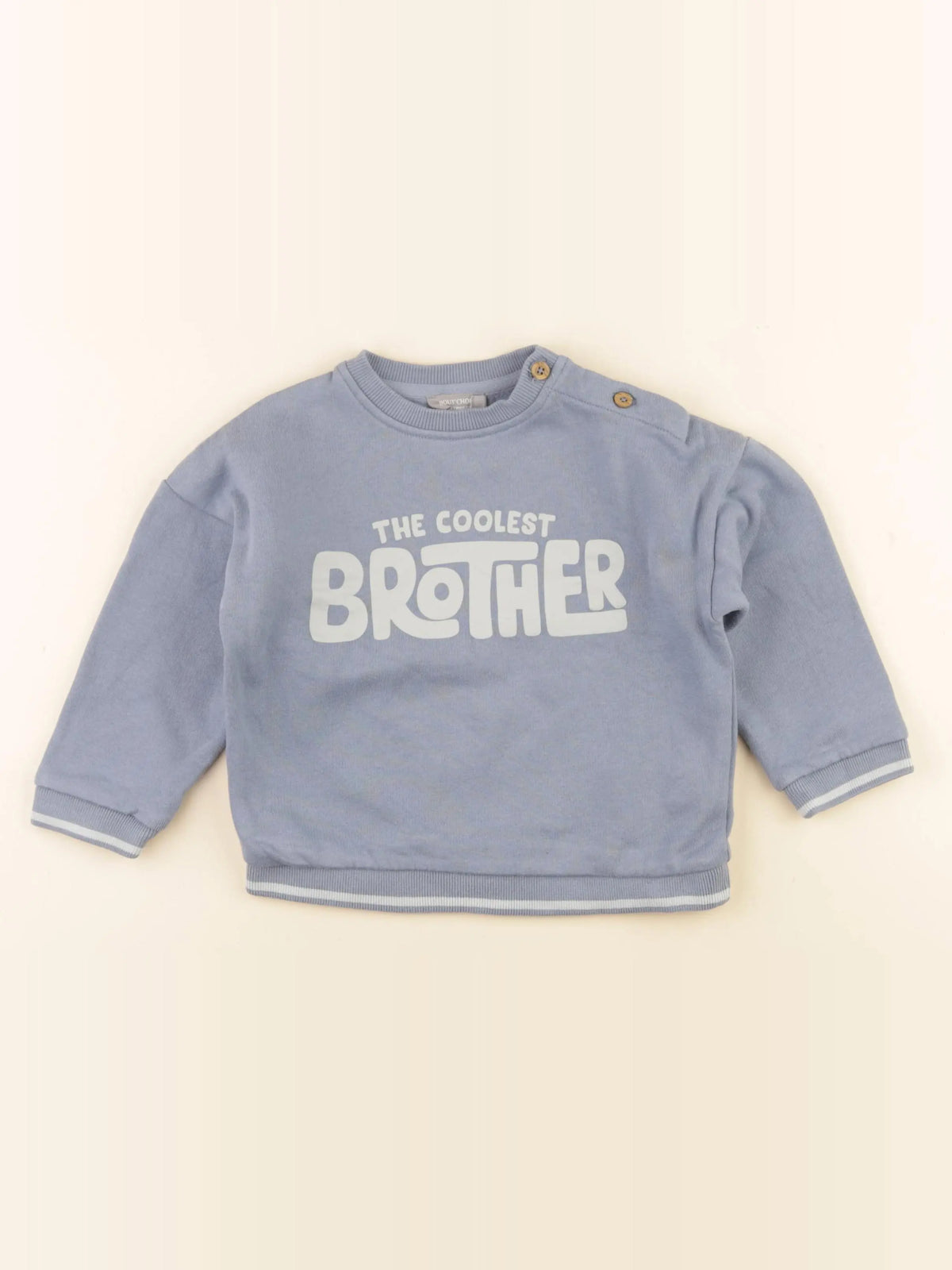 Boutchou - sweat bleu - 36 mois