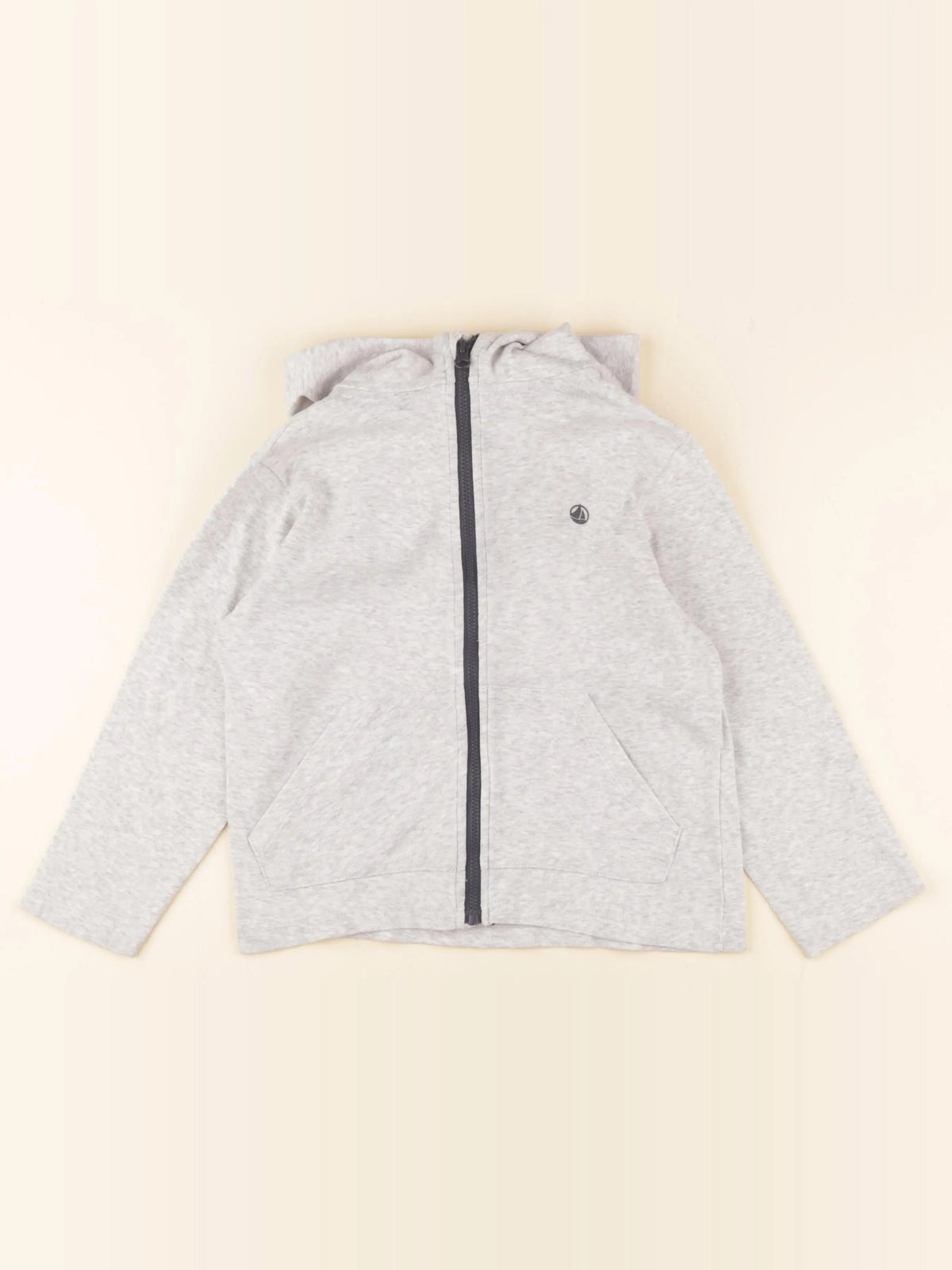 Petit Bateau - sweat gris - 5 ans