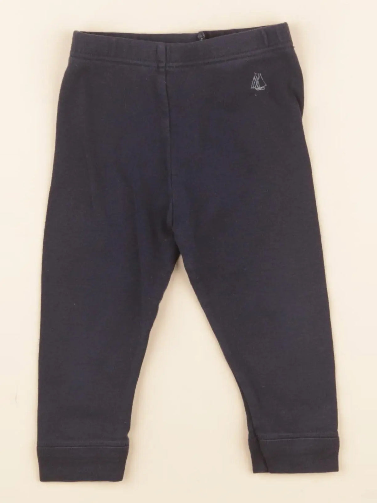 Petit Bateau - legging bleu - 12 mois