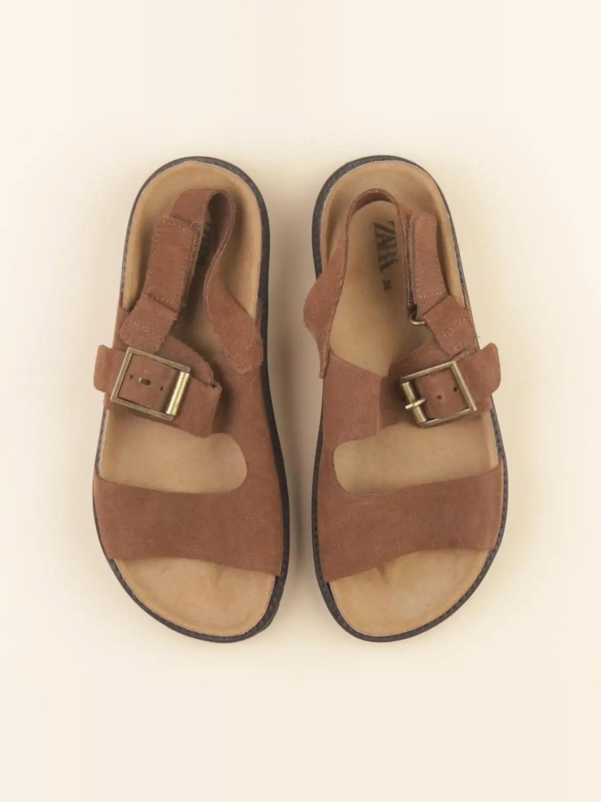 Zara - sandales marron - pointure 34
