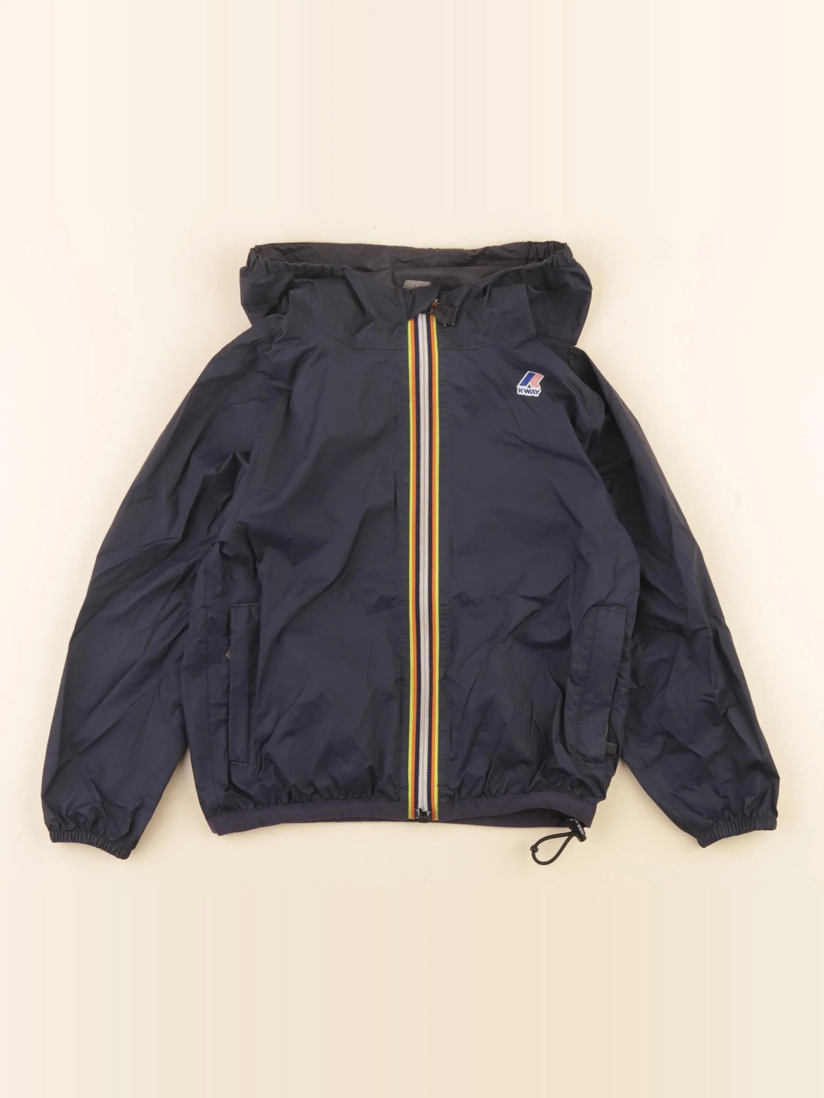 K-Way - imperméable bleu - 4 ans