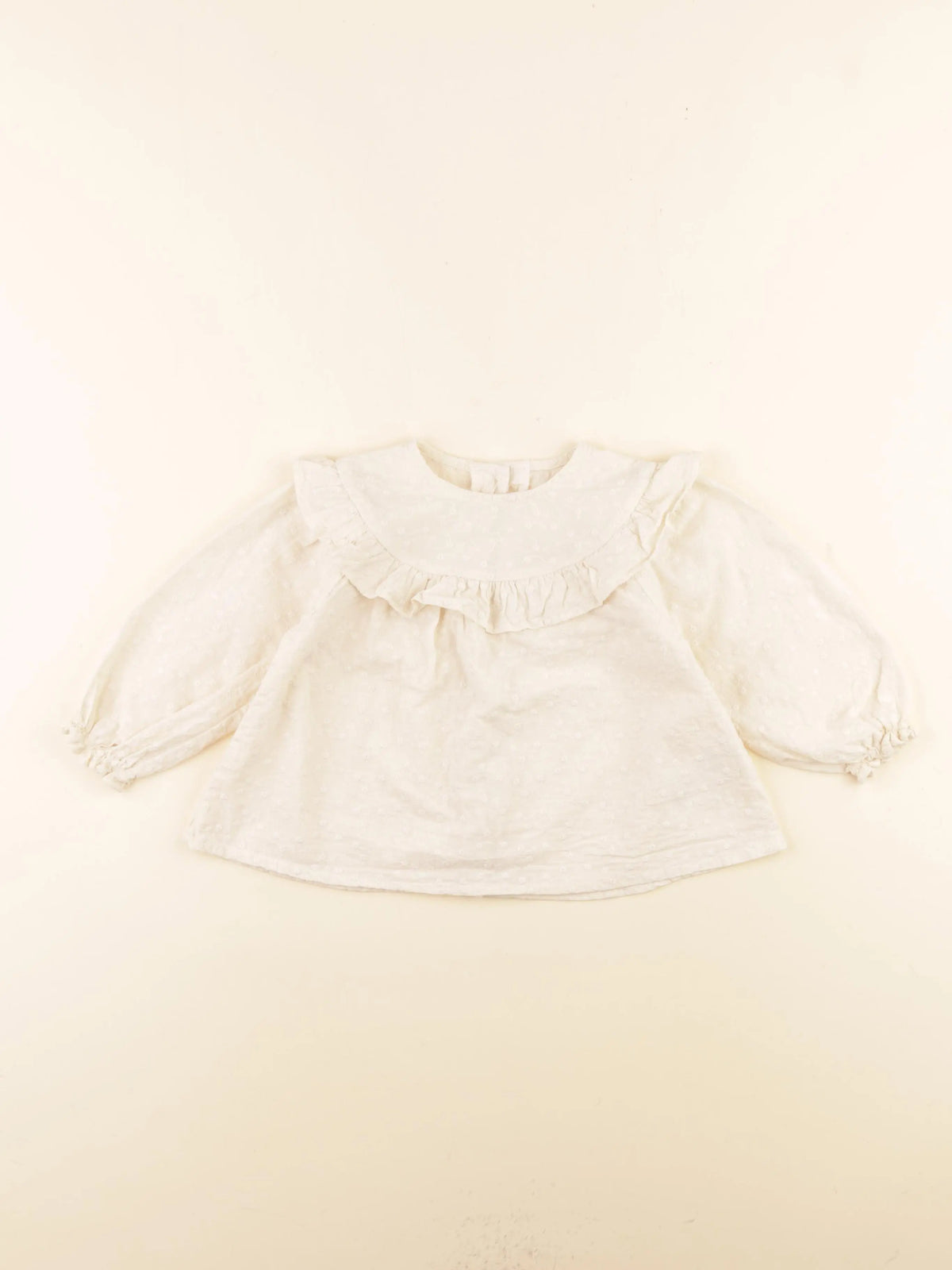 Vertbaudet - blouse beige - 18 mois